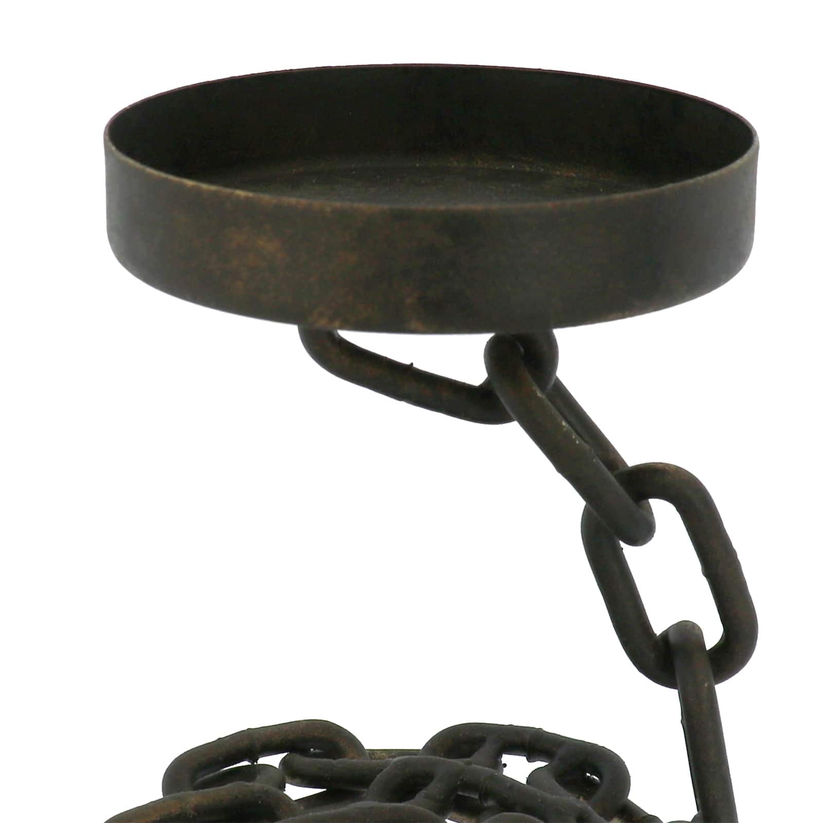 Iron Chain Pillar Candle Holder by Ashland