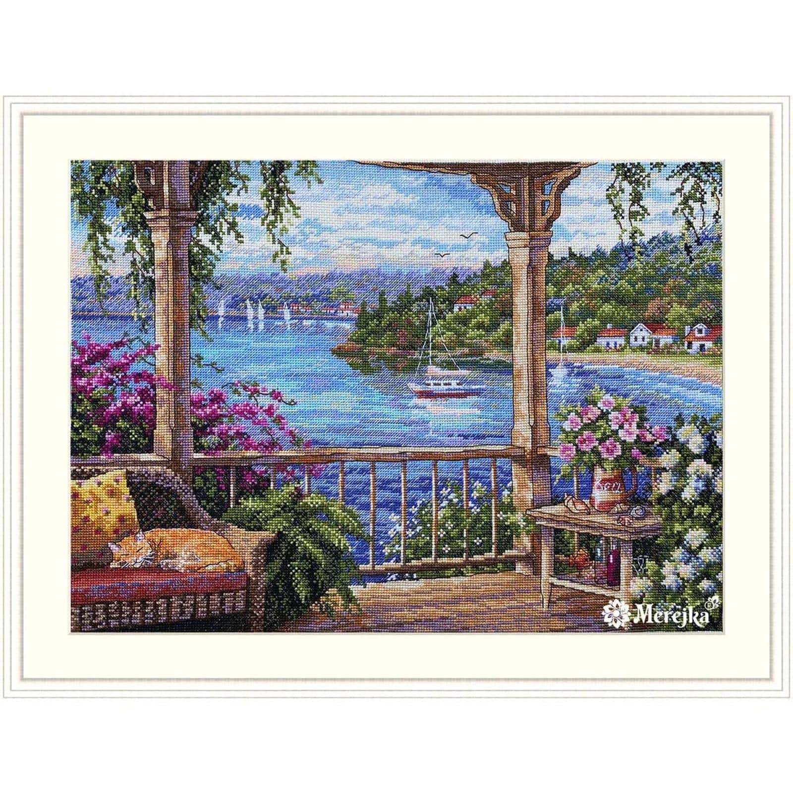 Merejka® Tranquility Counted Cross Stitch Kit