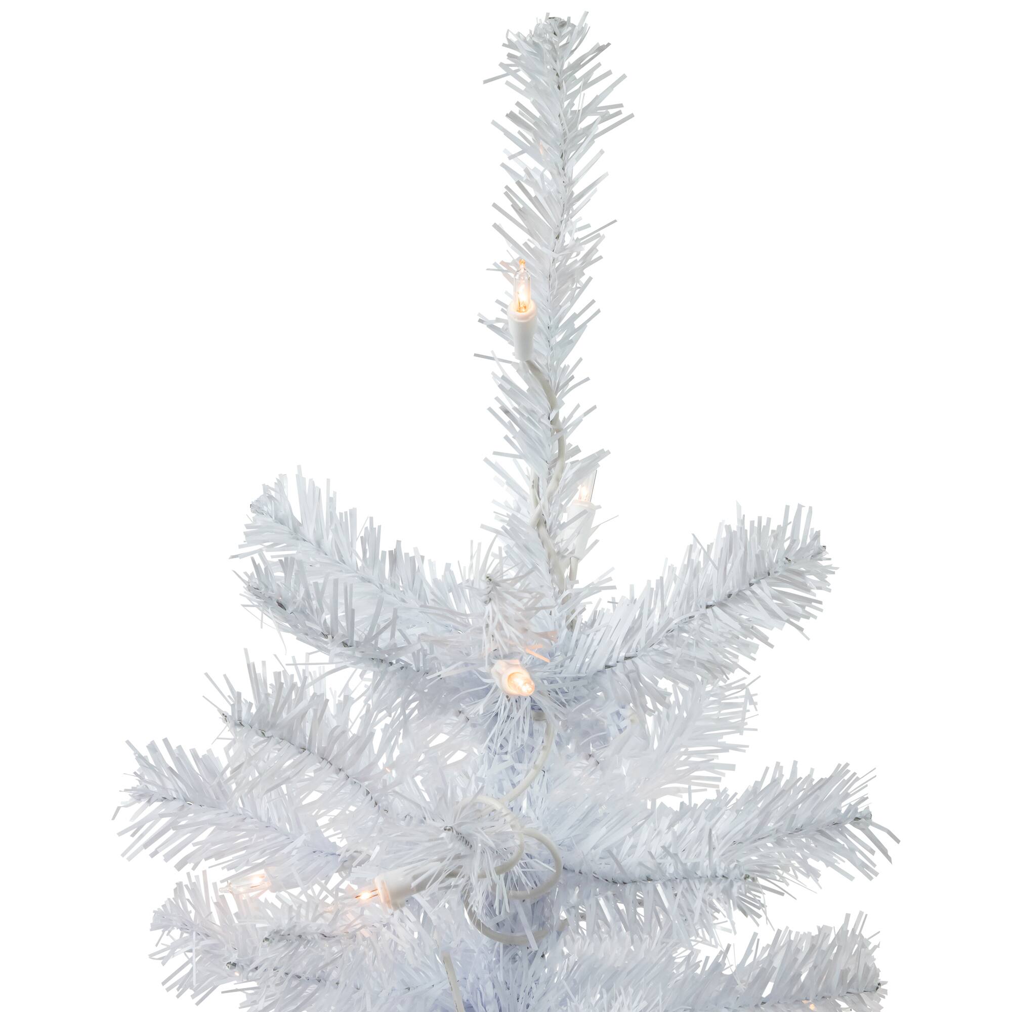 2ft. Pre-Lit Woodbury White Pine Artificial Christmas Tree, Clear Lights
