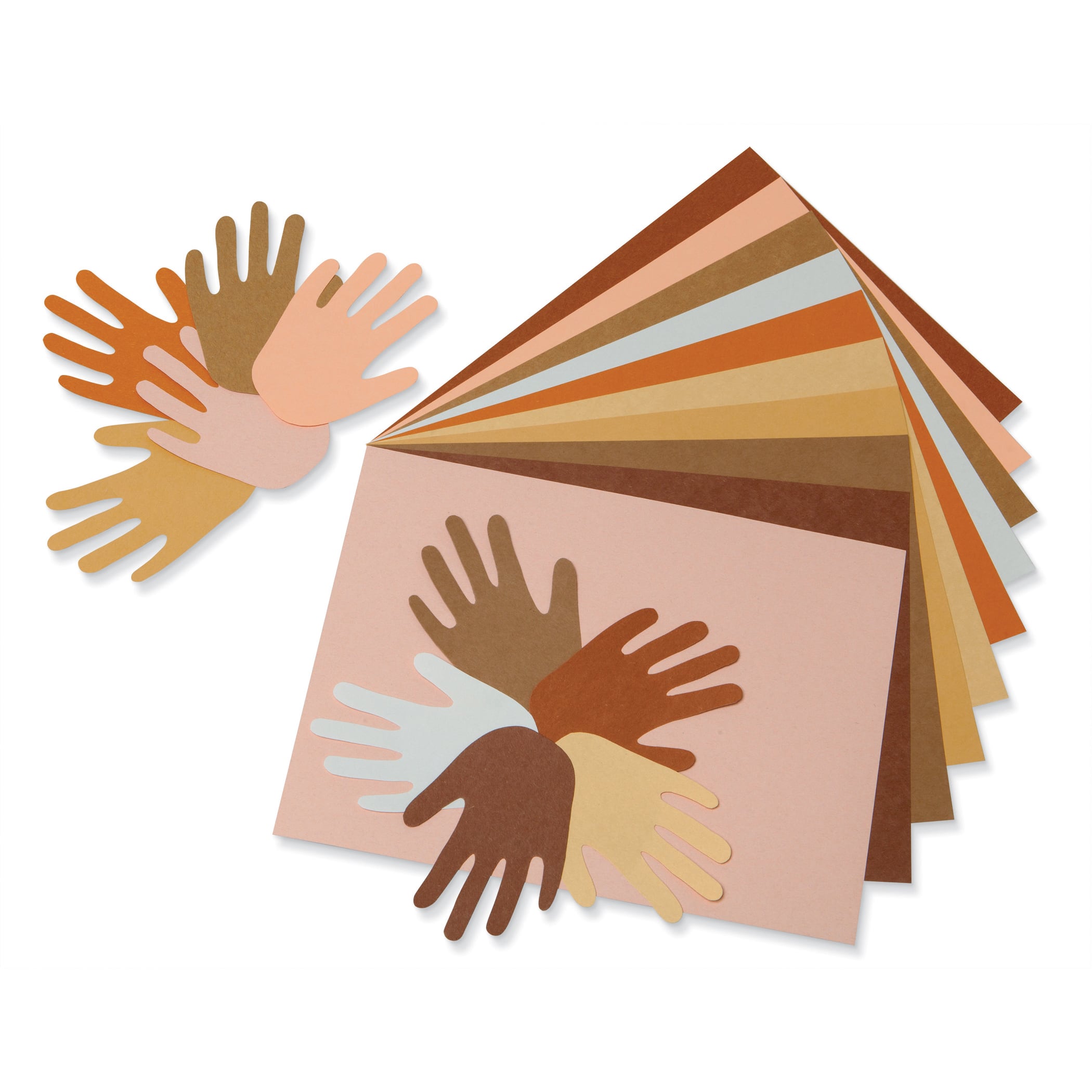 Prang® 9" x 12" Shades of Me Medium Weight Construction Paper, 5 Packs of 50 Sheets
