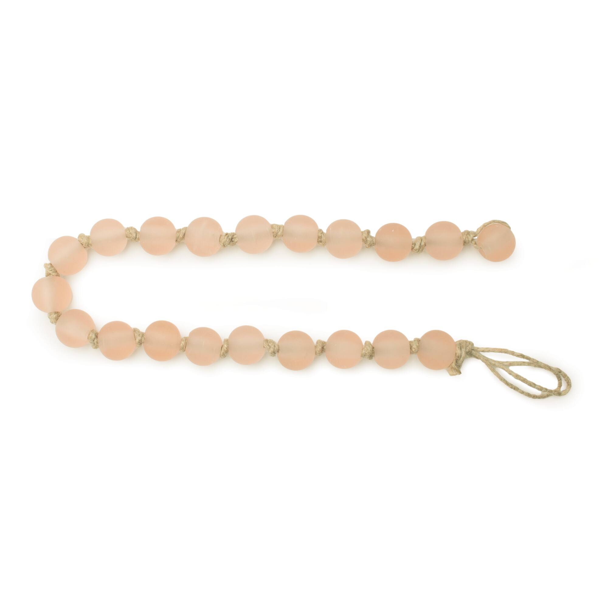 24" Frosted Glass Bead Garlands