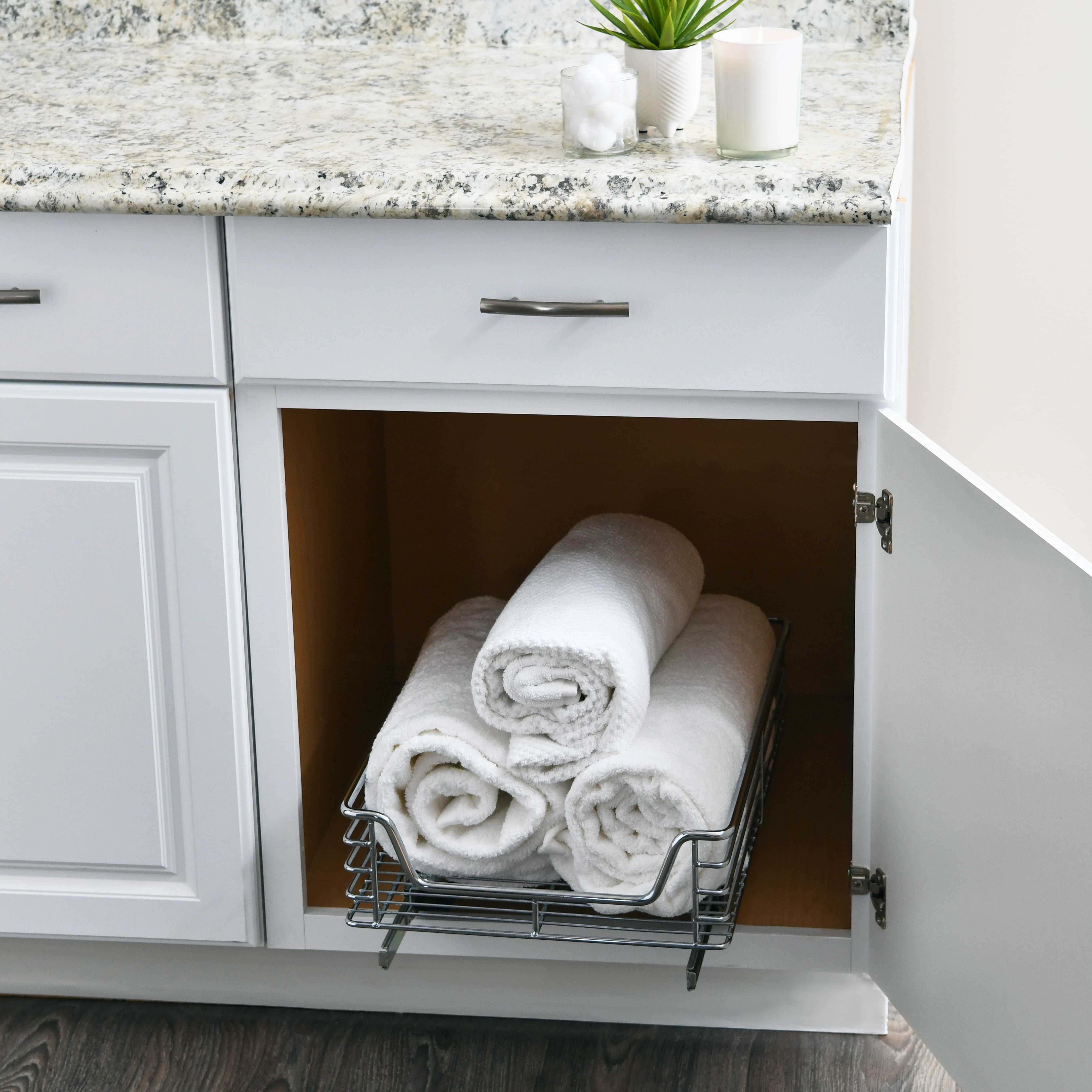 Household Essentials Glidez Chrome Cabinet Organizer