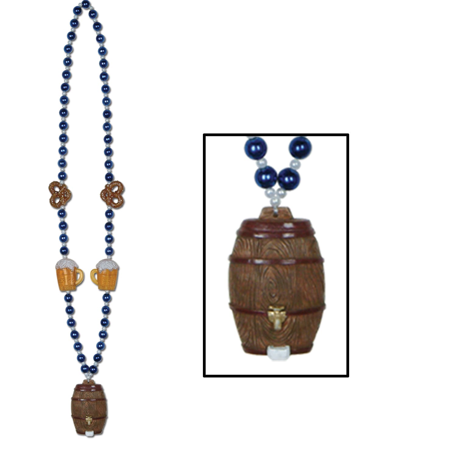 Beistle 40" Oktoberfest Beads with Keg Medallion