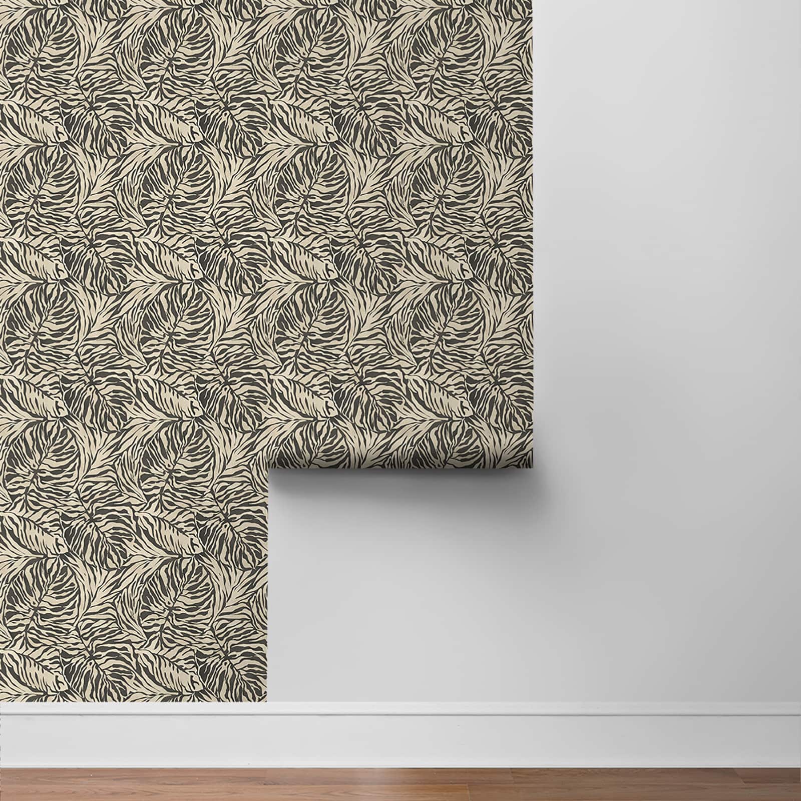 Tommy Bahama Zebra Leaf Peel & Stick Wallpaper