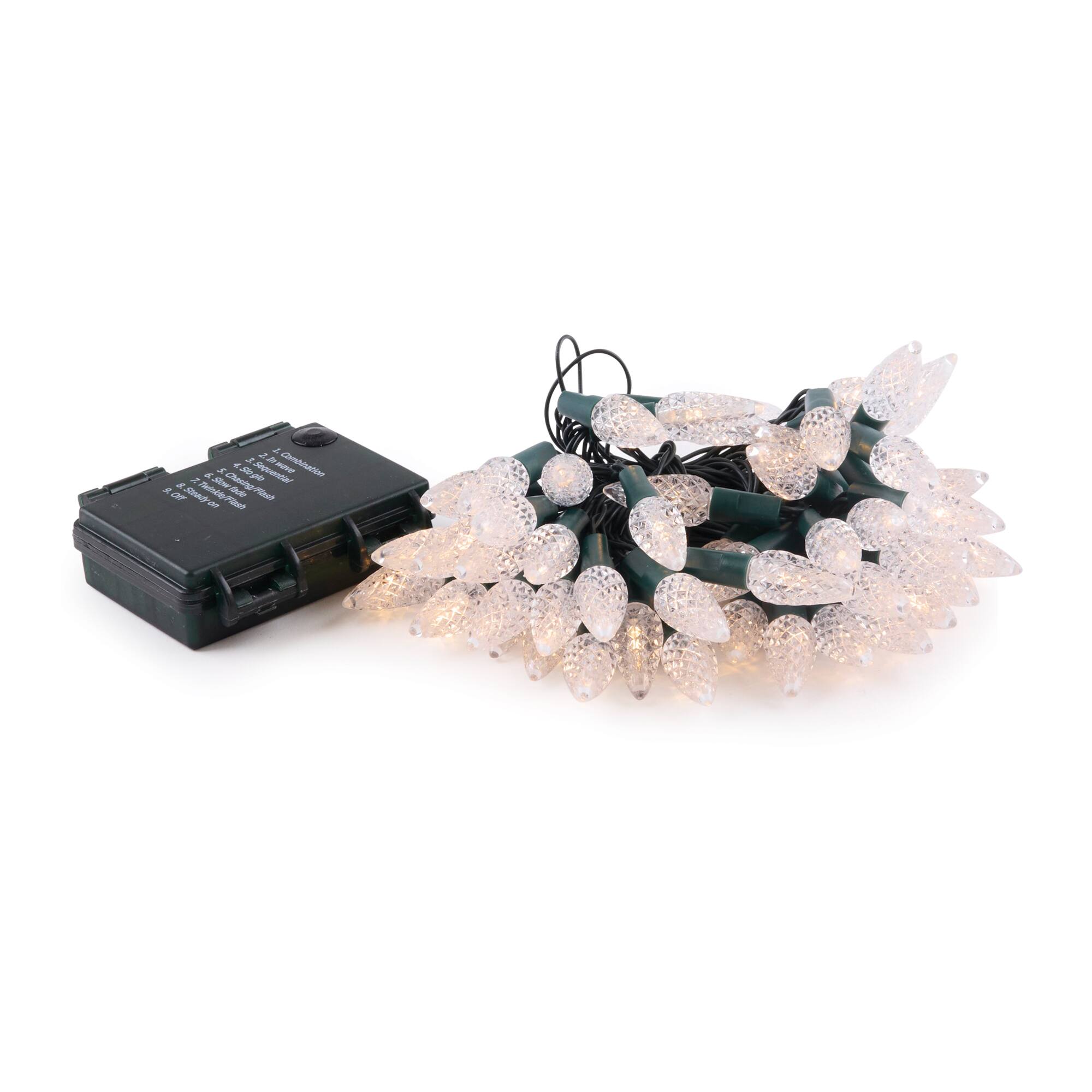 Melrose LED 16ft. Soft White Light Strands, 2ct.
