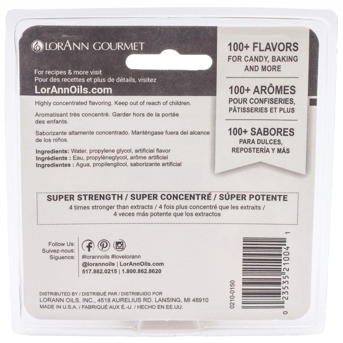 LorAnn Butterscotch Flavour Twin Pack