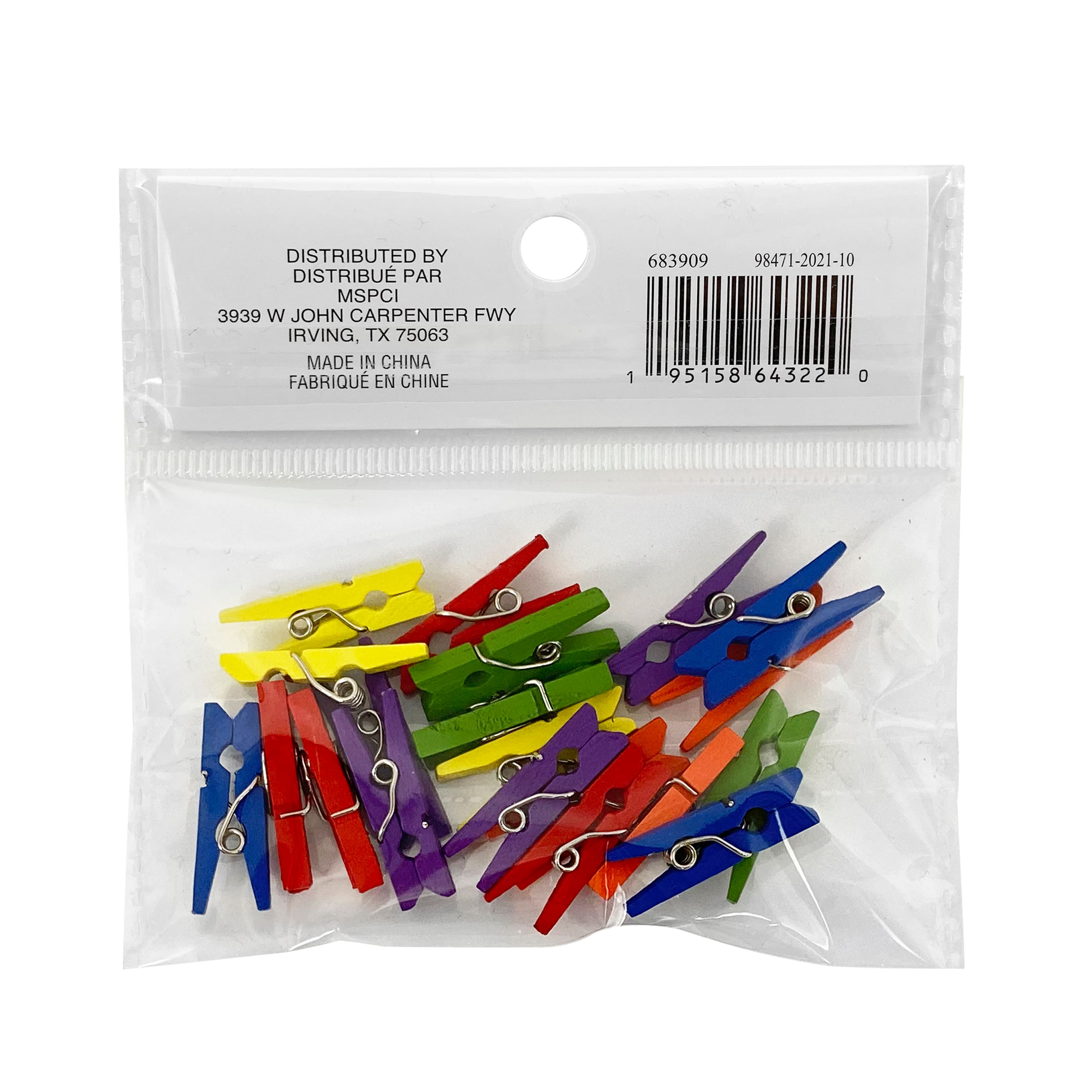Mini Primary Clothespins by Recollections™