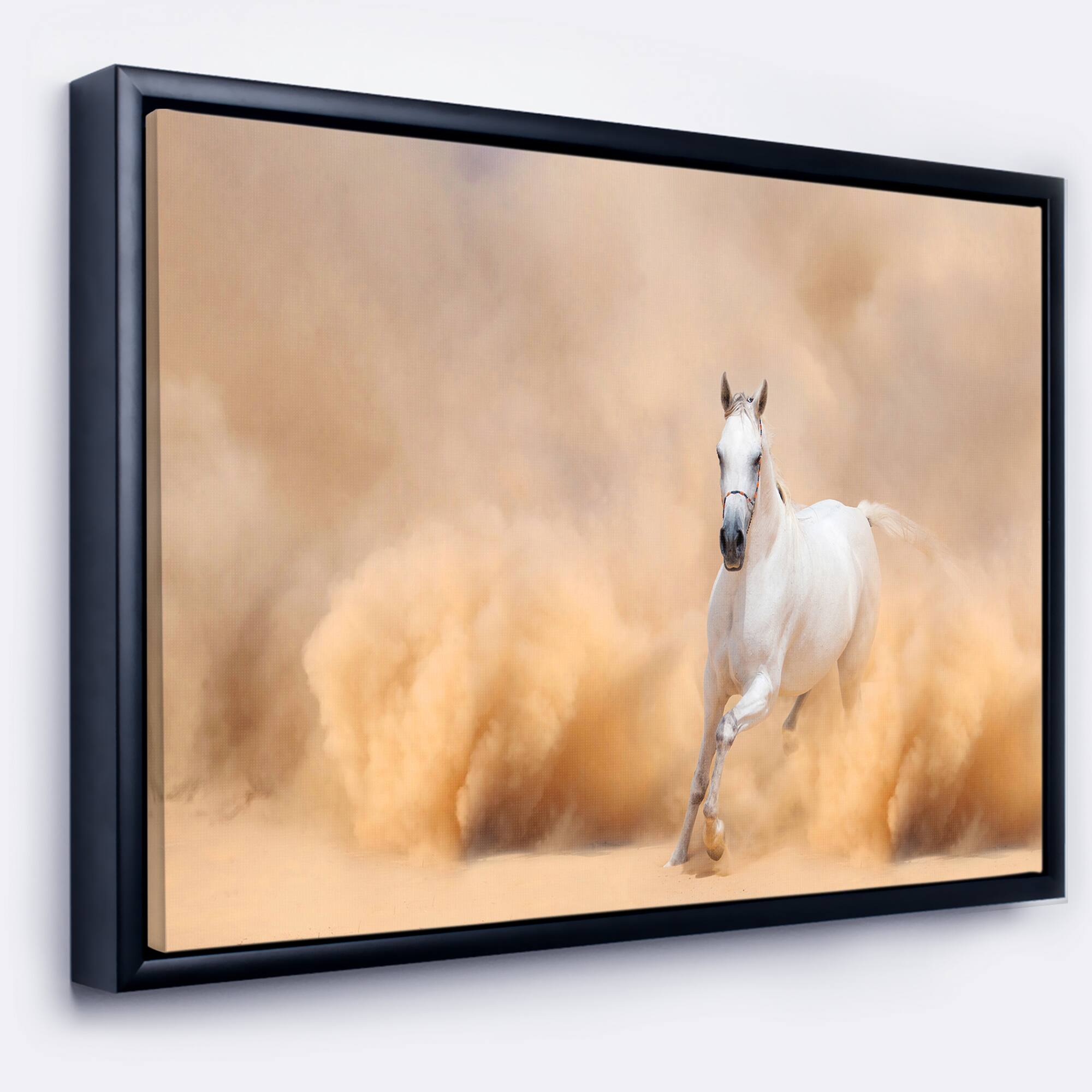 Designart - Arabian Horse in Desert Storm