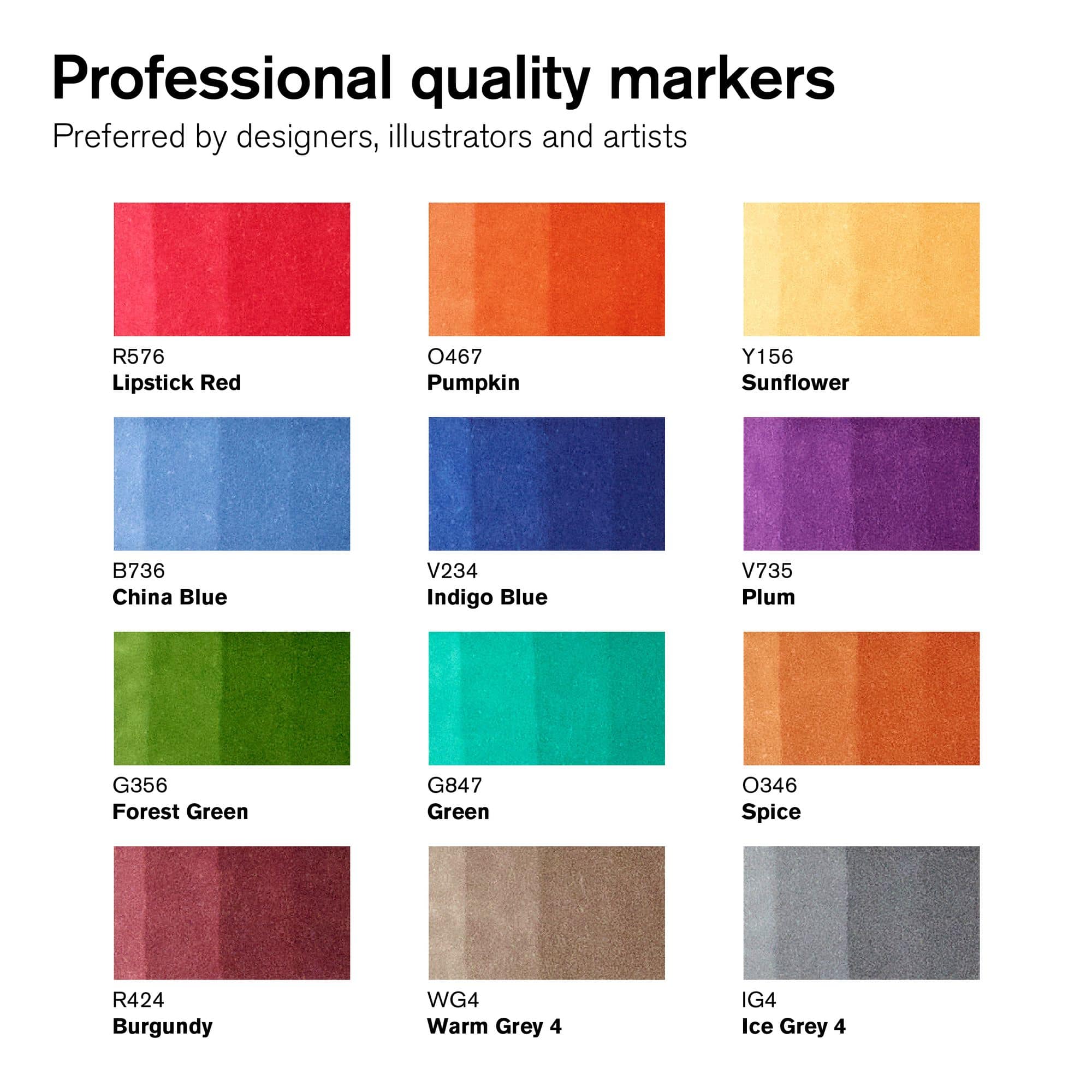 Winsor & Newton® ProMarker™ Tattoo Tones Marker Set