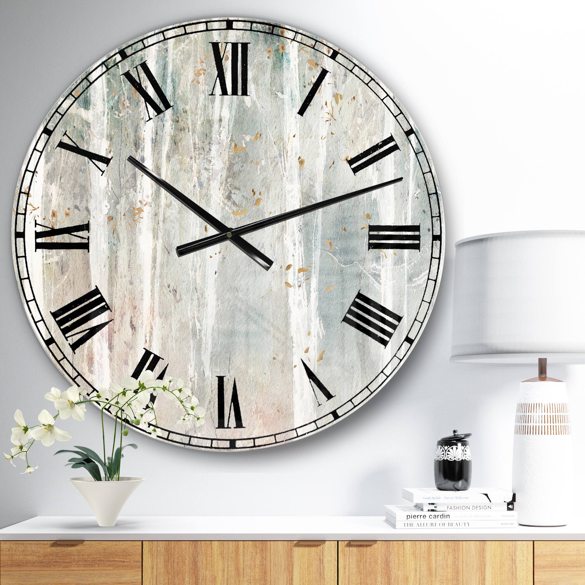 Designart A Woodland Walk Into The Forest VII Traditional Wall Clock