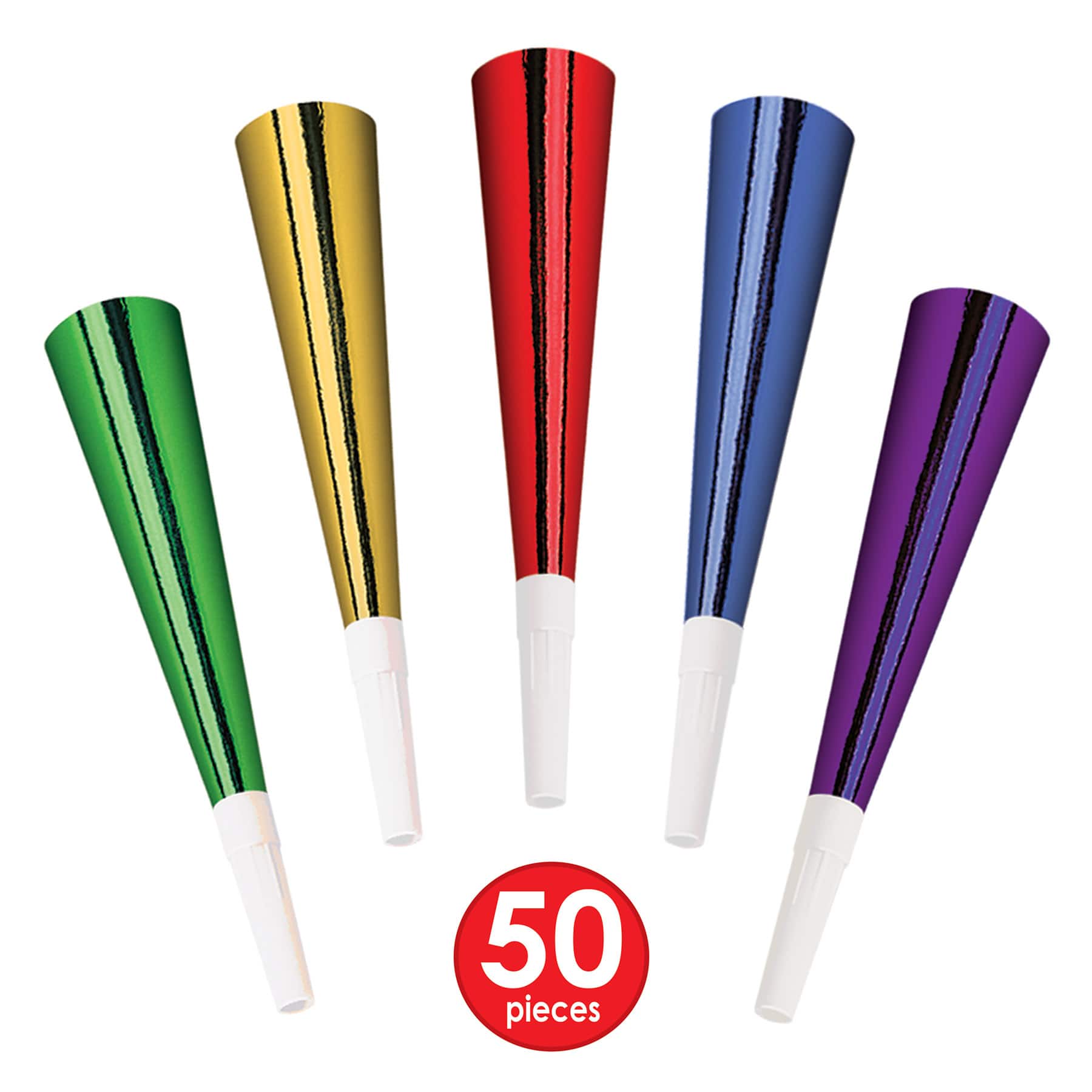 Beistle White New Year Caribbean Swing Party Favor Kit for 50