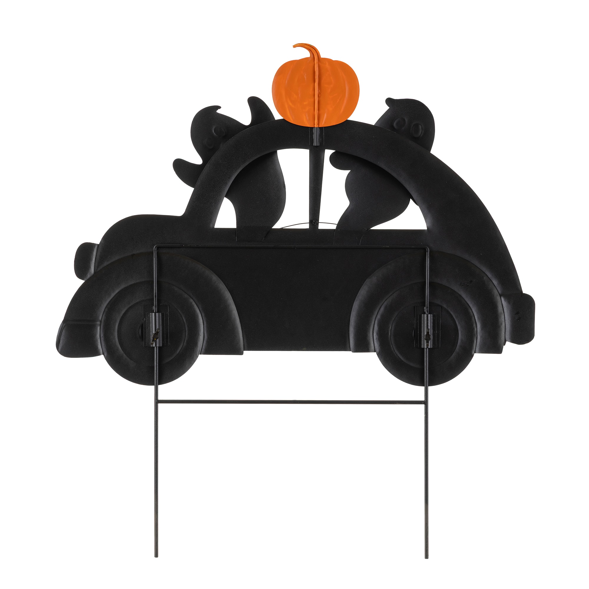 Glitzhome® 24" Halloween Metal Ghost Car Yard Stake
