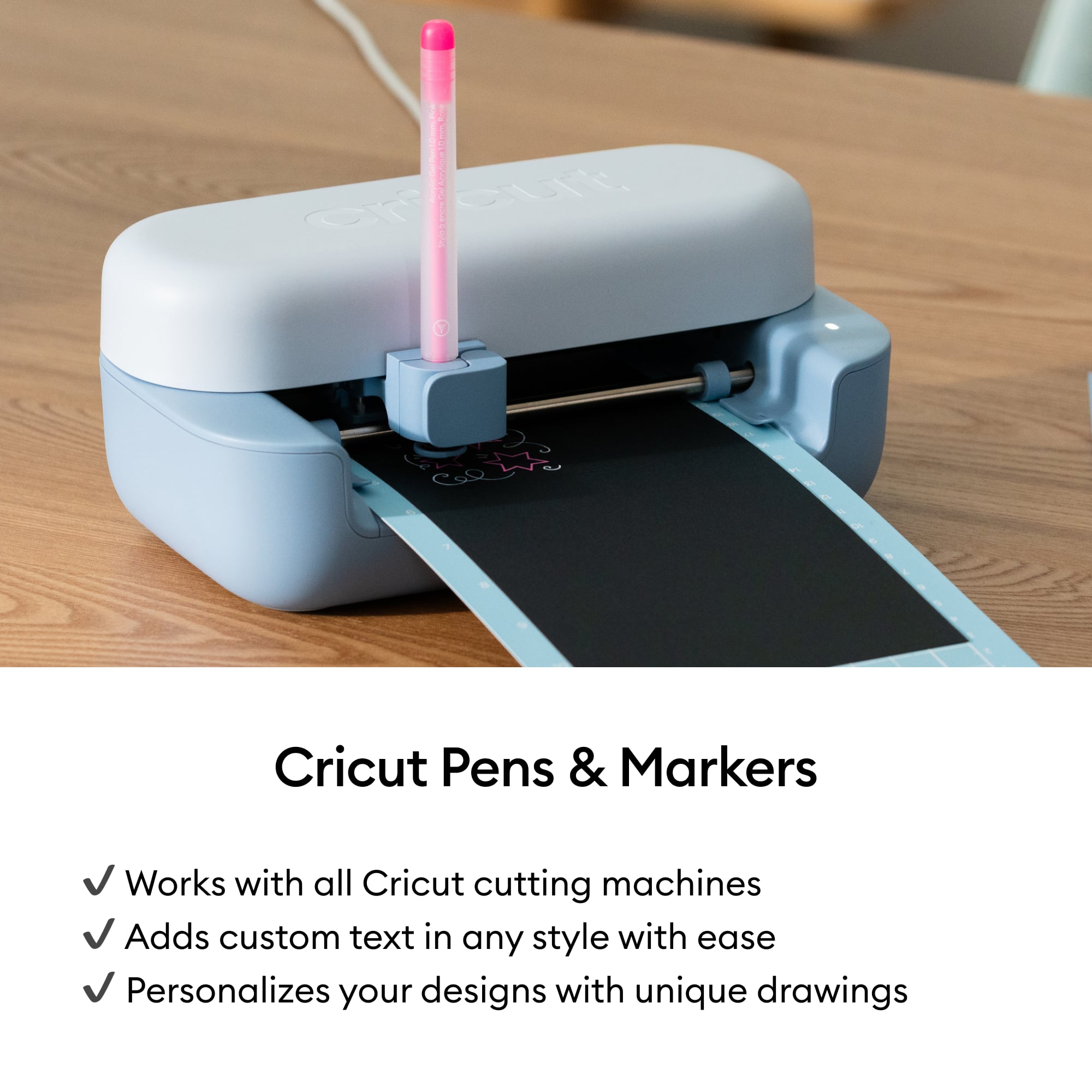 Cricut® 0.8mm Glitter Gel Pen Set + Adapter
