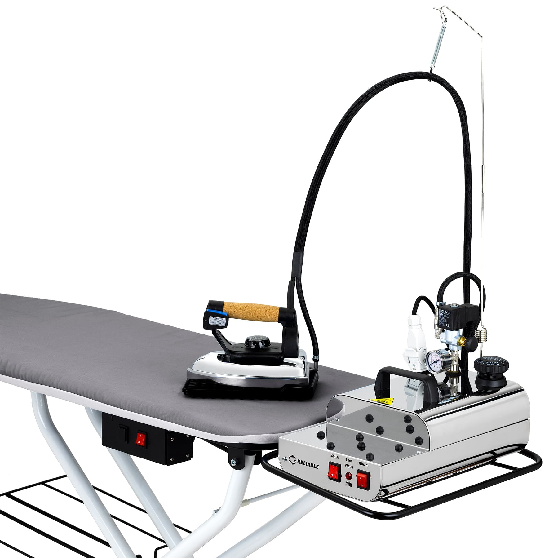 Reliable The Board Premium Vacuum and Up-Air Pressing Ironing Board #500VB