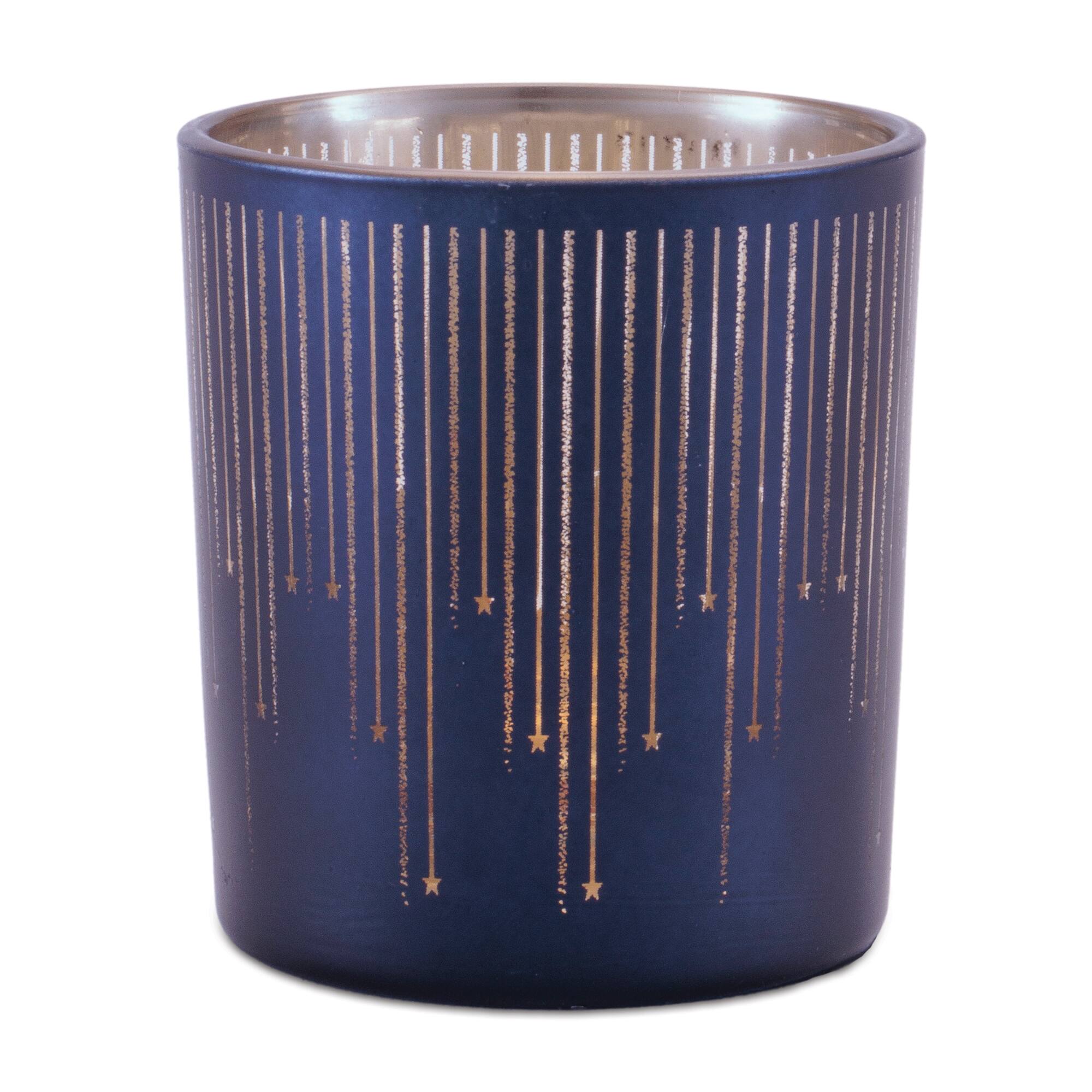 Melrose 3.25" Patterned Glass Votive Candle Holders, 3ct.
