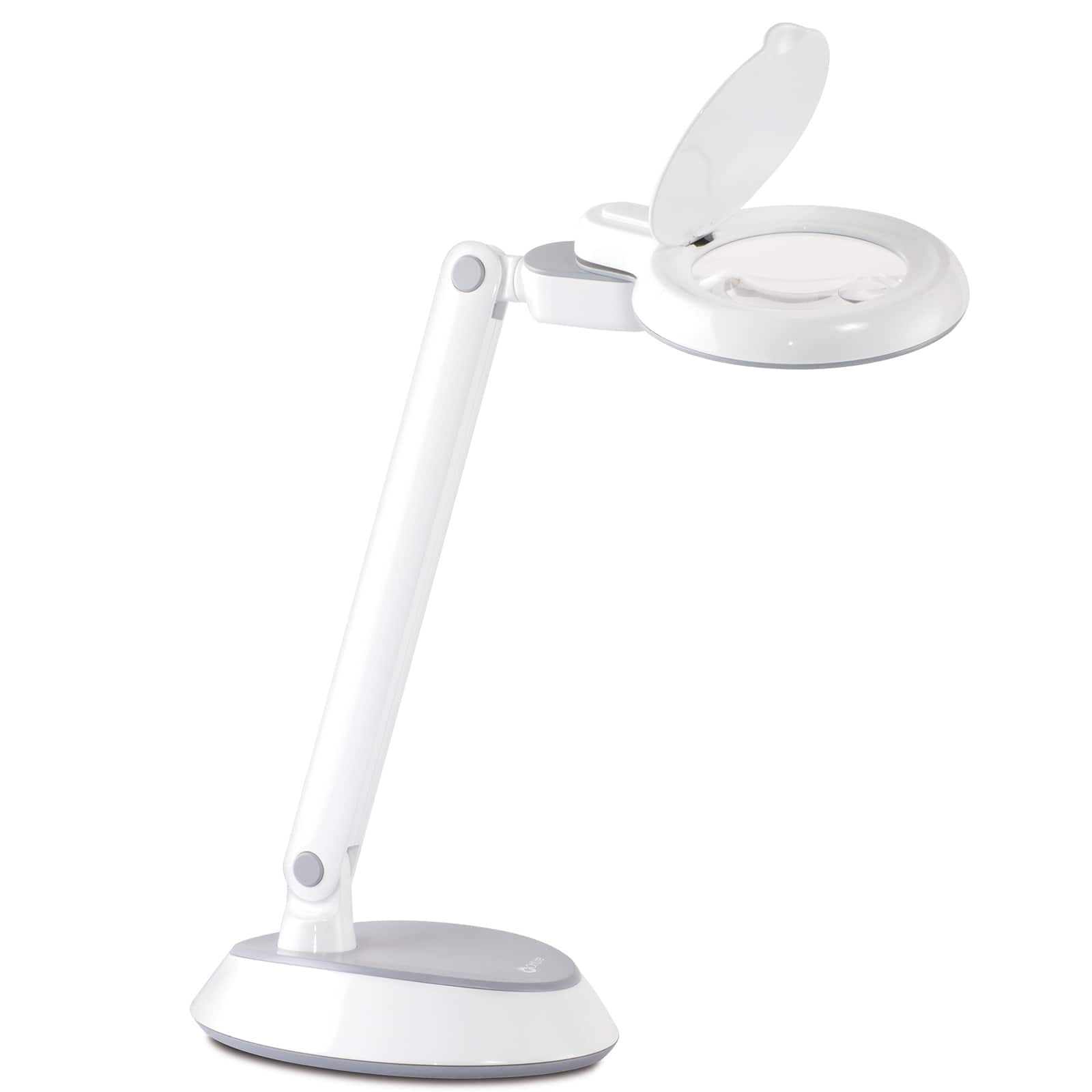 Lampe-loupe de bureau à éclairage à DEL compacte Ottlite