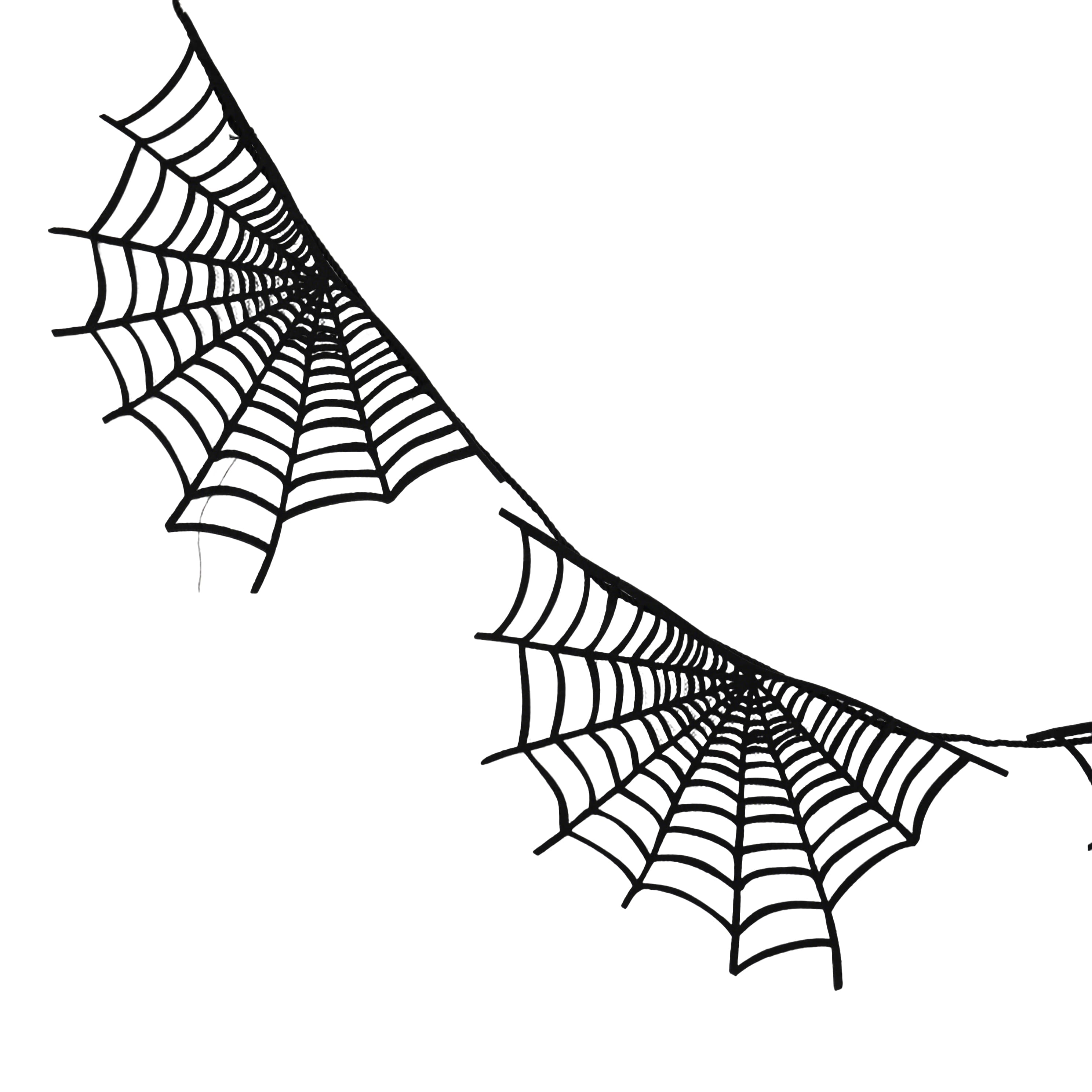 6ft. Black Spiderweb Garland by Ashland®