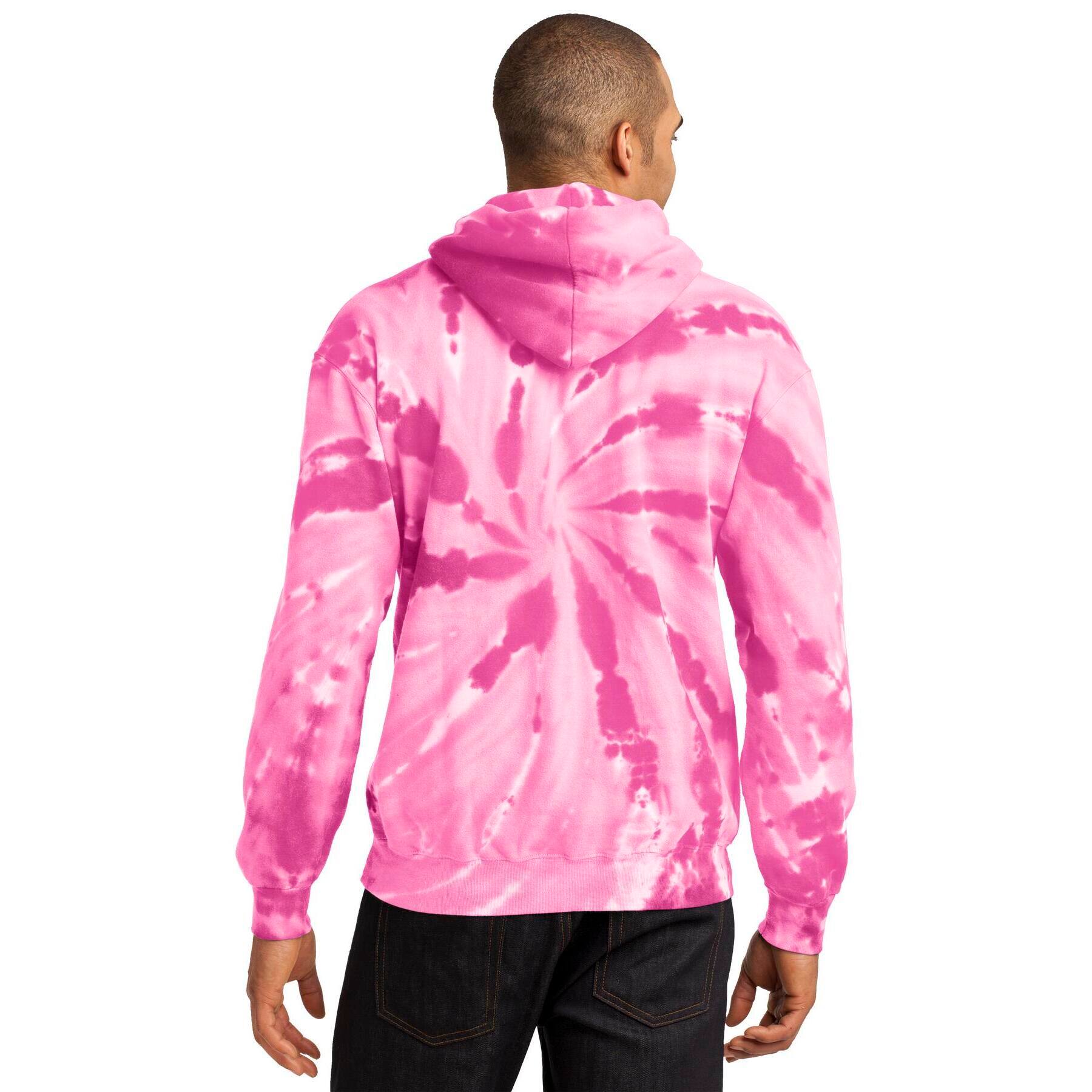 Port & Company® Tie-Dye Pullover Hooded Adult Sweatshirt