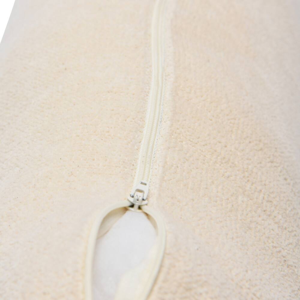 Hello Honey® Cream Chenille Lumbar Pillow with Tassels