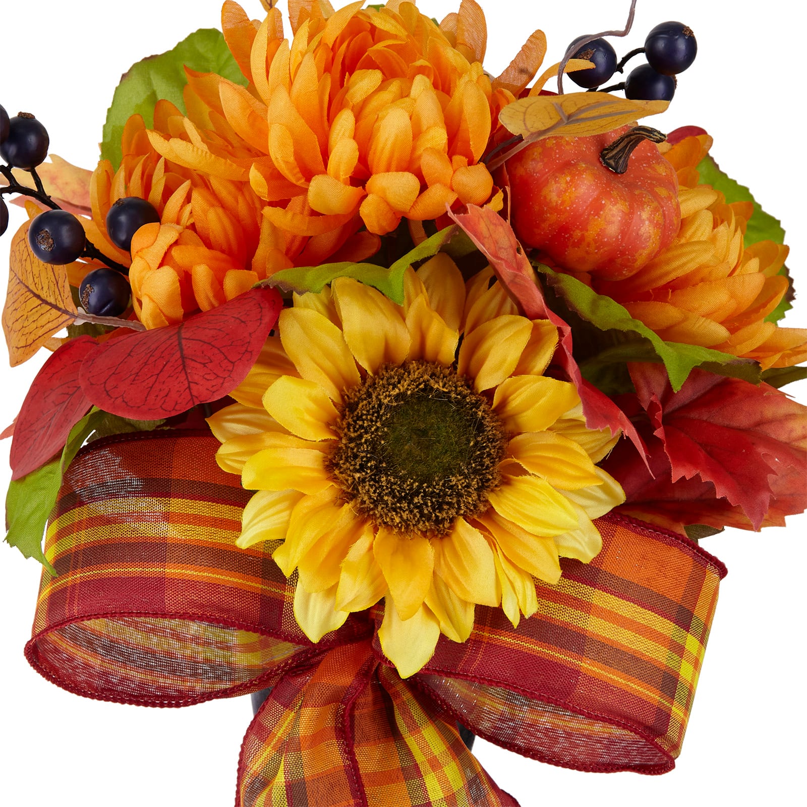 Yellow Sunflower & Pumpkin Mix Rememberance Cone by Ashland
