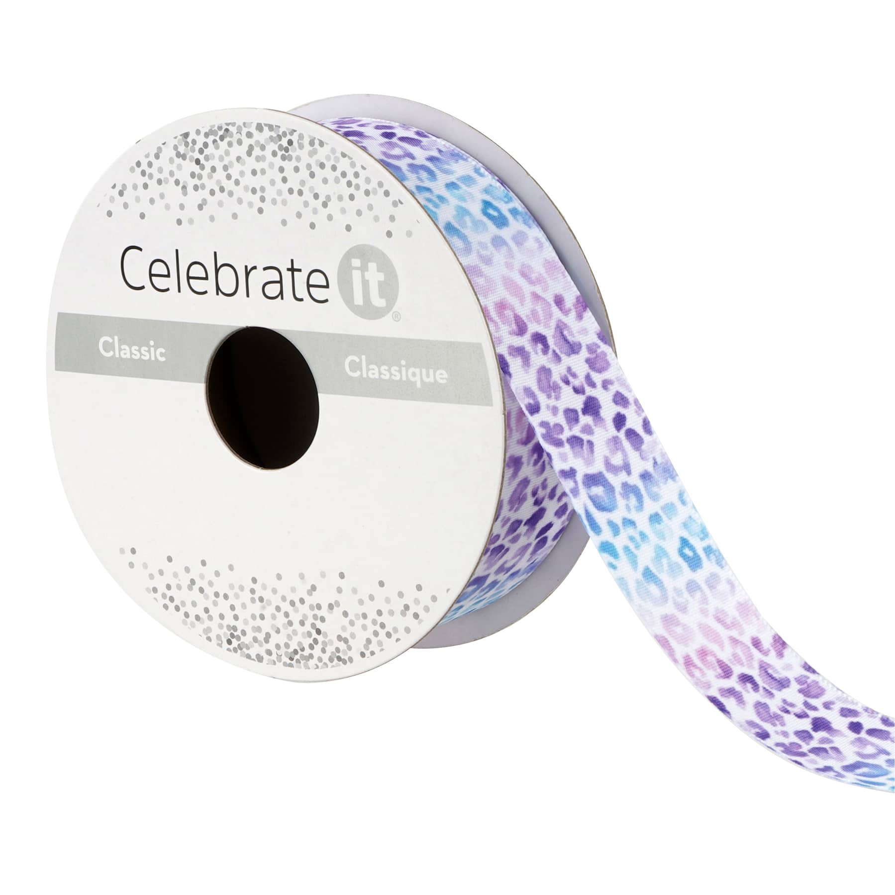 12 Pack: 1'' x 5yd. Satin Floral Print Ribbon by Celebrate It®