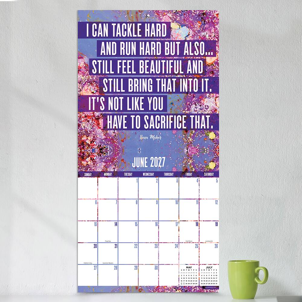 2027 Play Like A Girl Wall Calendar