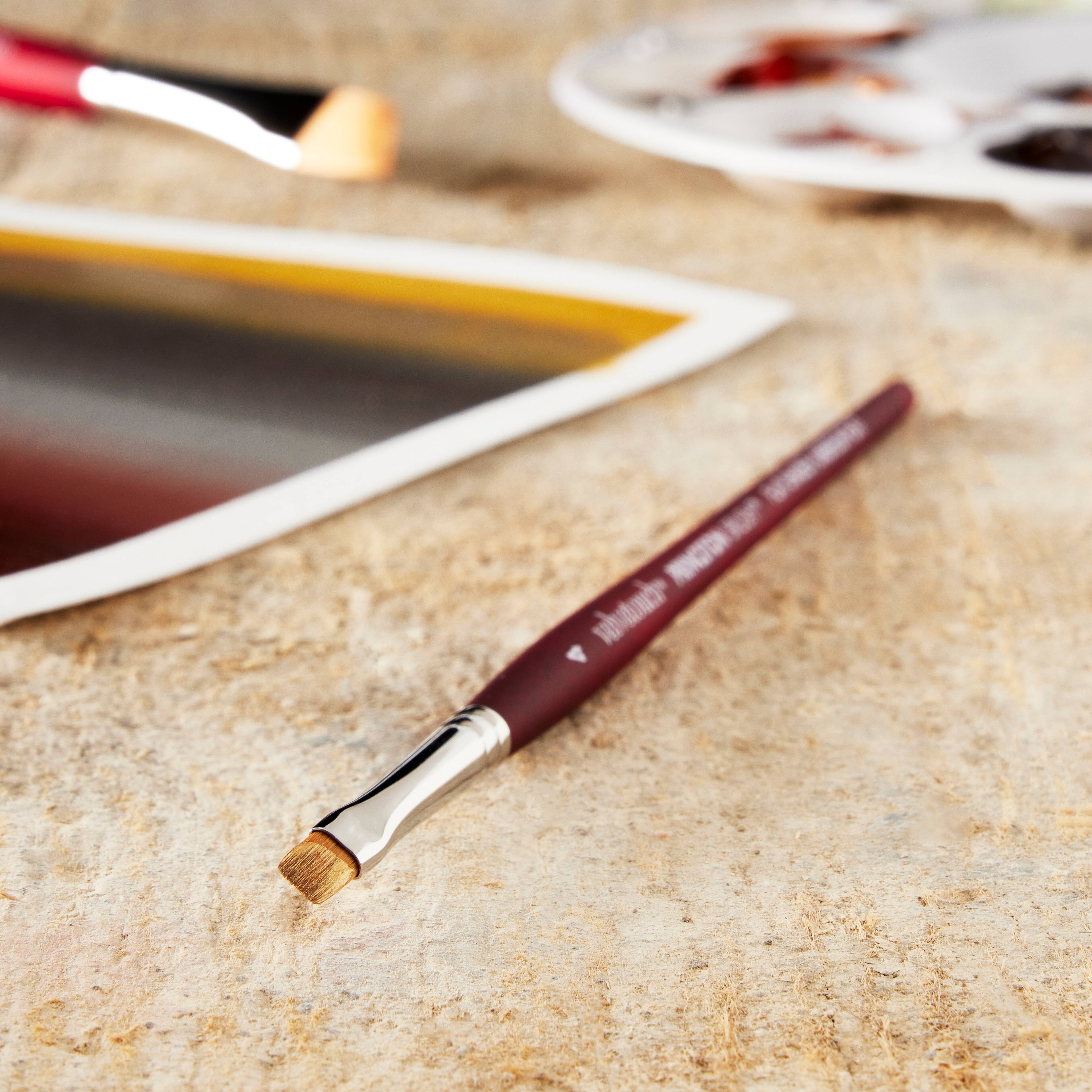 12 Pack: Princeton™ Velvetouch™ Series 3950 Flat Shader Brush