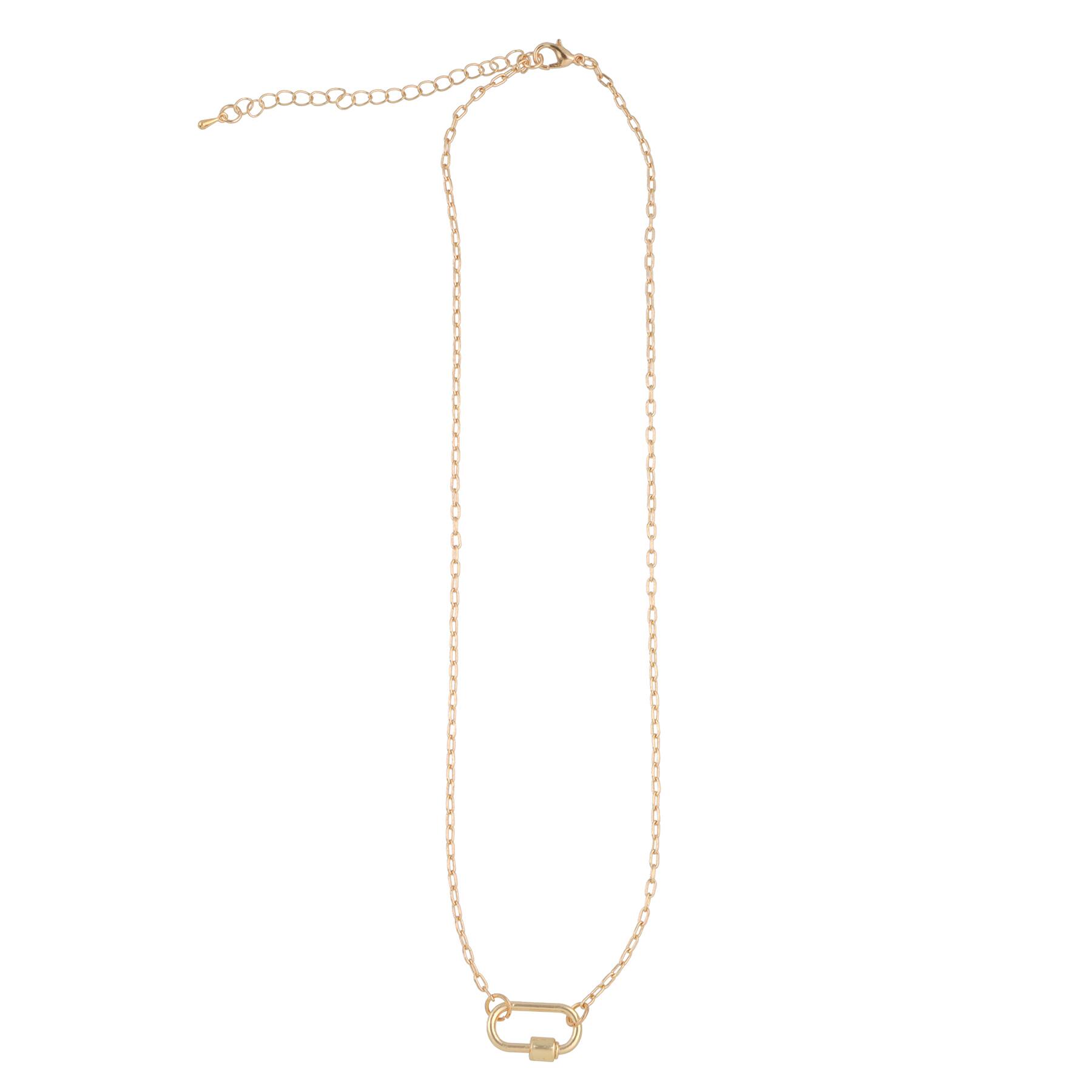 18" Gold Paperclip Necklace by Bead Landing™