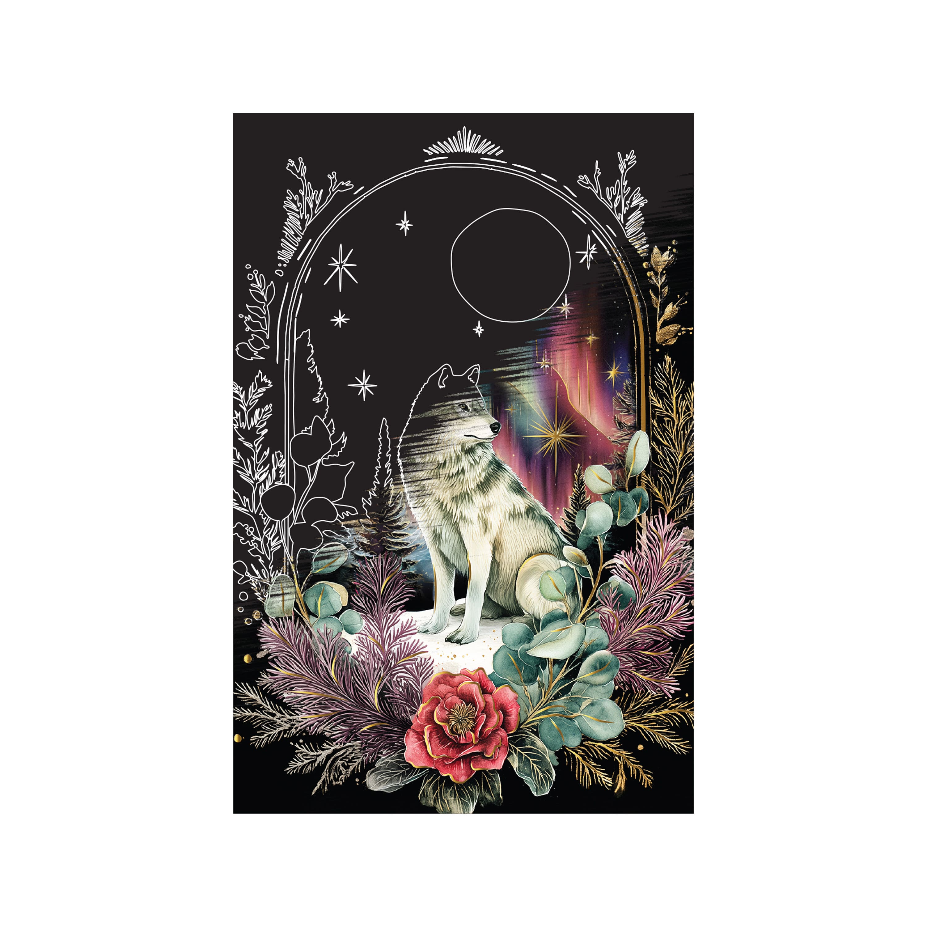 Brea Reese® Mini Aurora Scratch Art Paper Pad