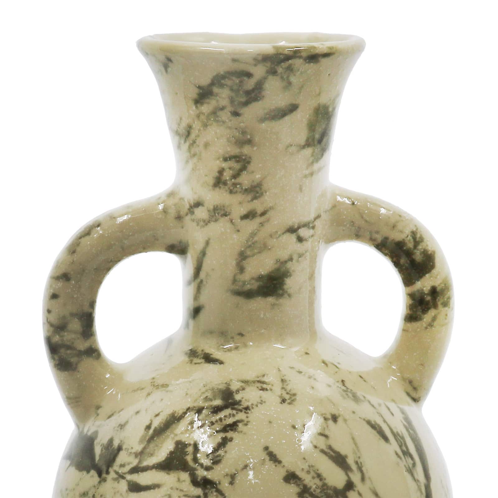 11" Cream Ceramic Vase by Ashland®