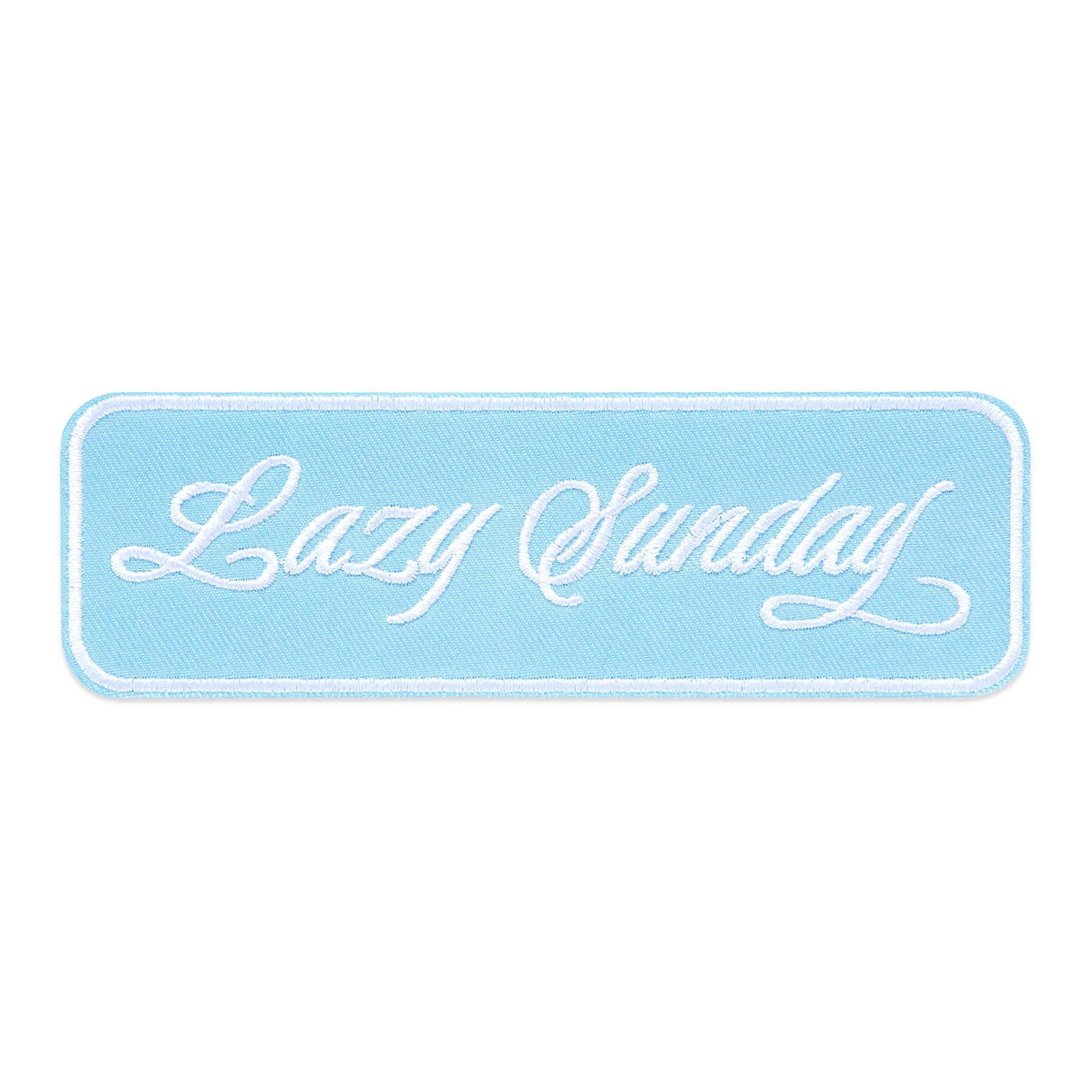 Summer Lazy Sunday Iron-On & Adhesive Embroidered Patch by Make Market®