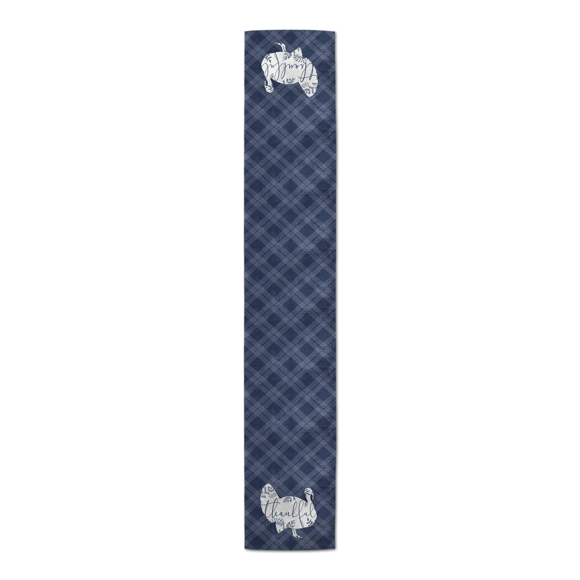 72" Thankful Turkey Table Runner