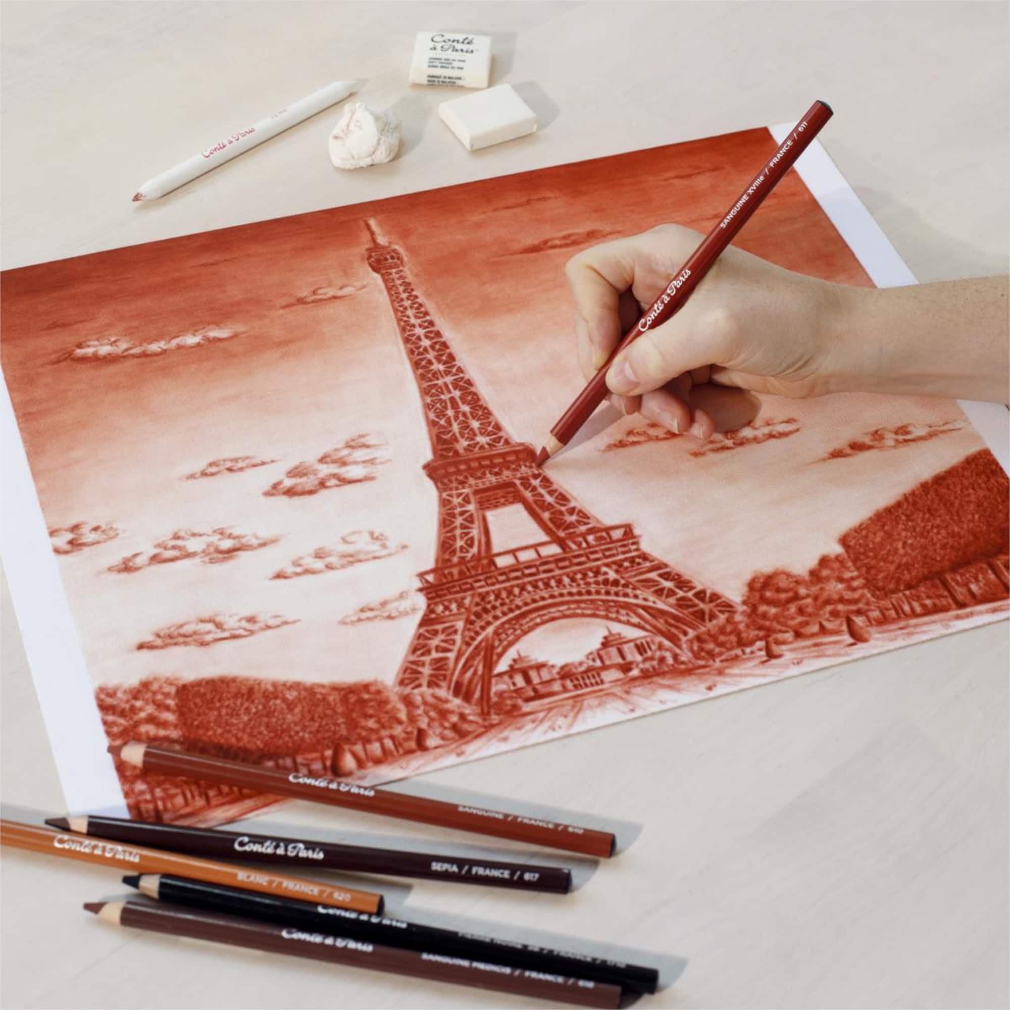 Conté à Paris™ Sanguine & Sepia Sketching Pencils, 2ct.