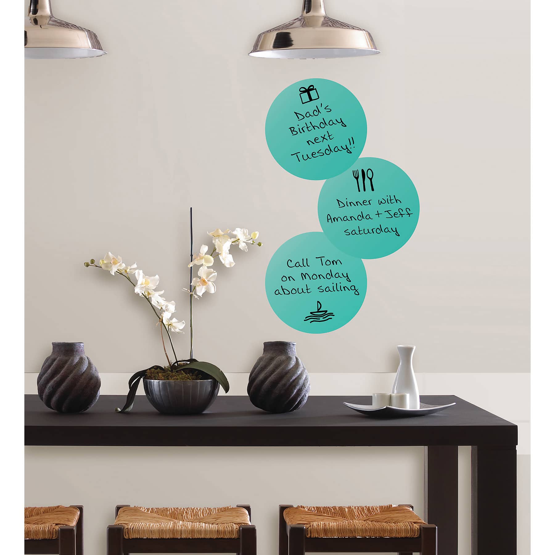 Wallpops Calypso Dry Erase Dot Decal, 6ct.
