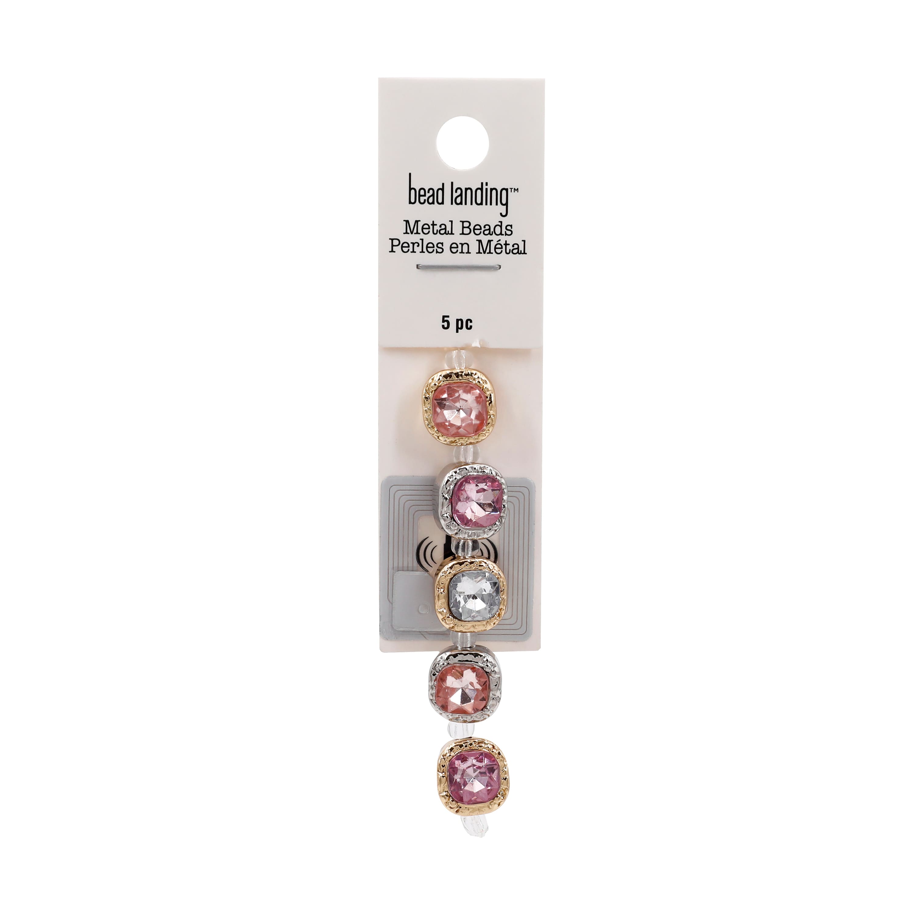 11mm Square Metal Beads by Bead Landing™