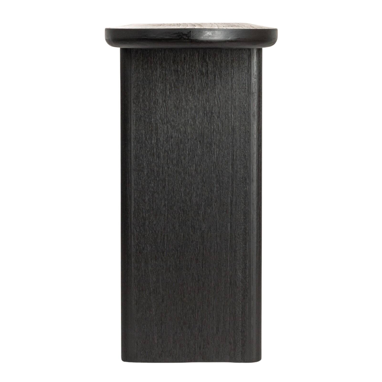 Hello Honey® Black Sturdy Fir Wood Console Table