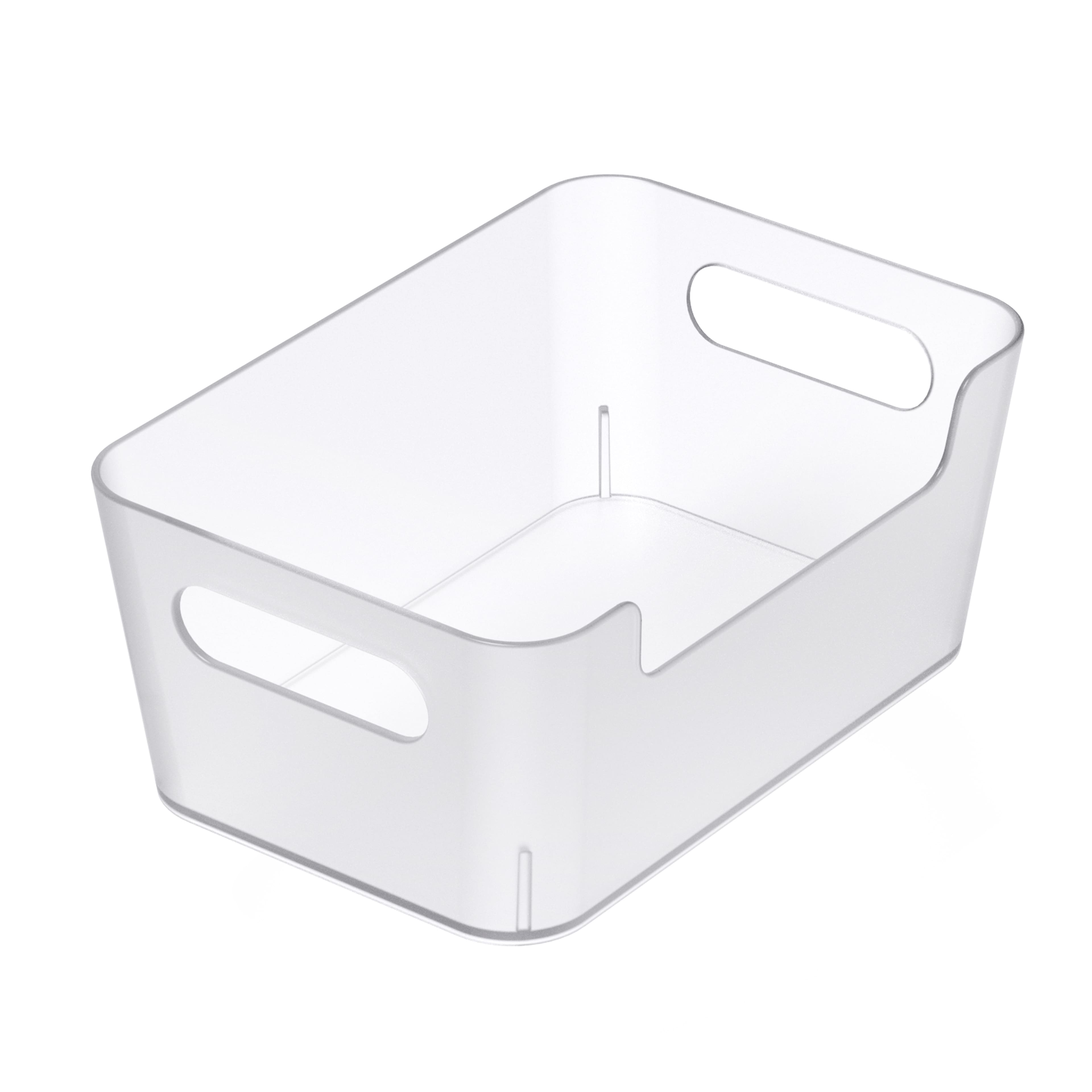 24 Pack: Small Clear Open Storage Bin by Simply Tidy®