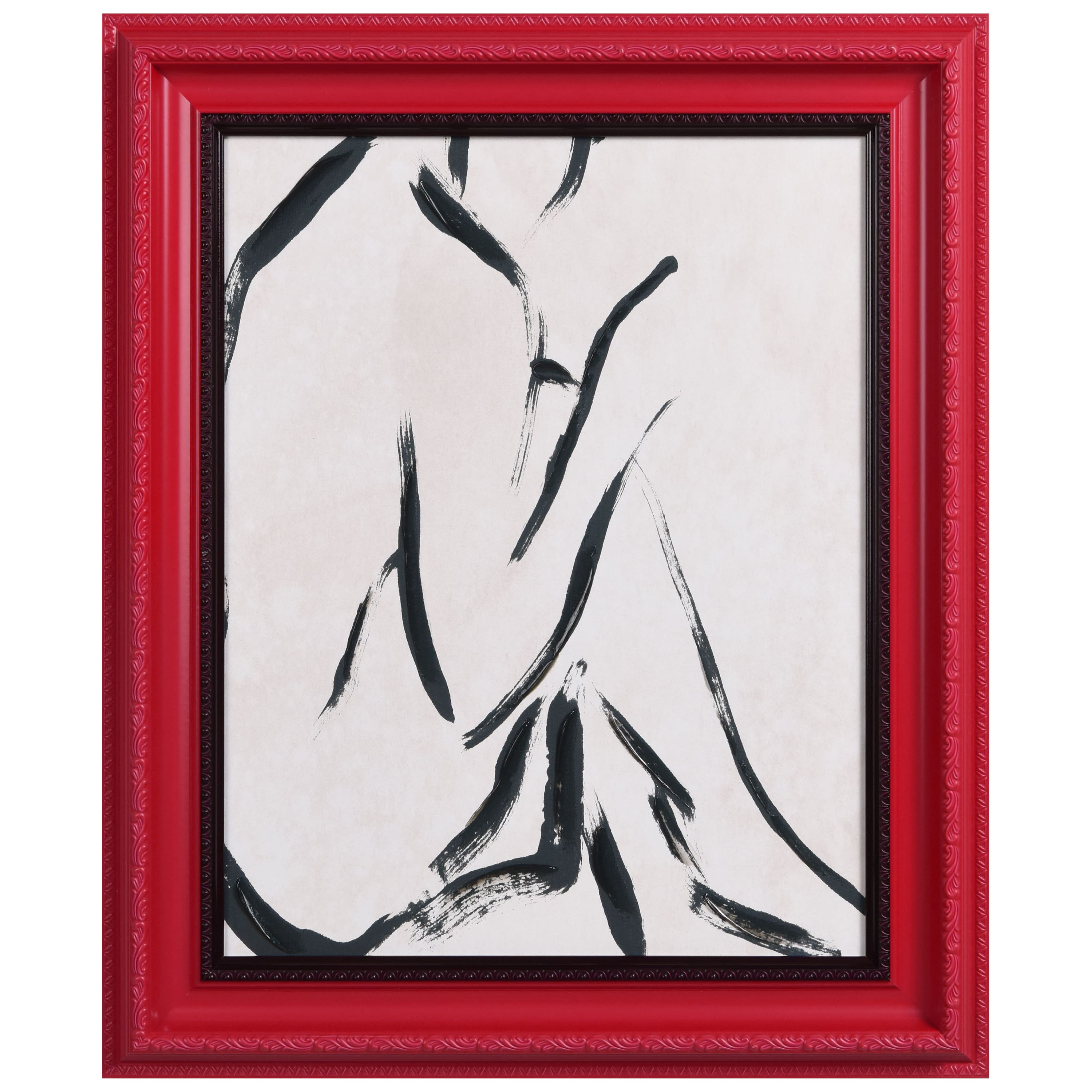 Empire Art Direct Chromatic Splendor 20" x 24" Abstract Silhouette Chromatic Hand Painted Embellished Wall Art Frame