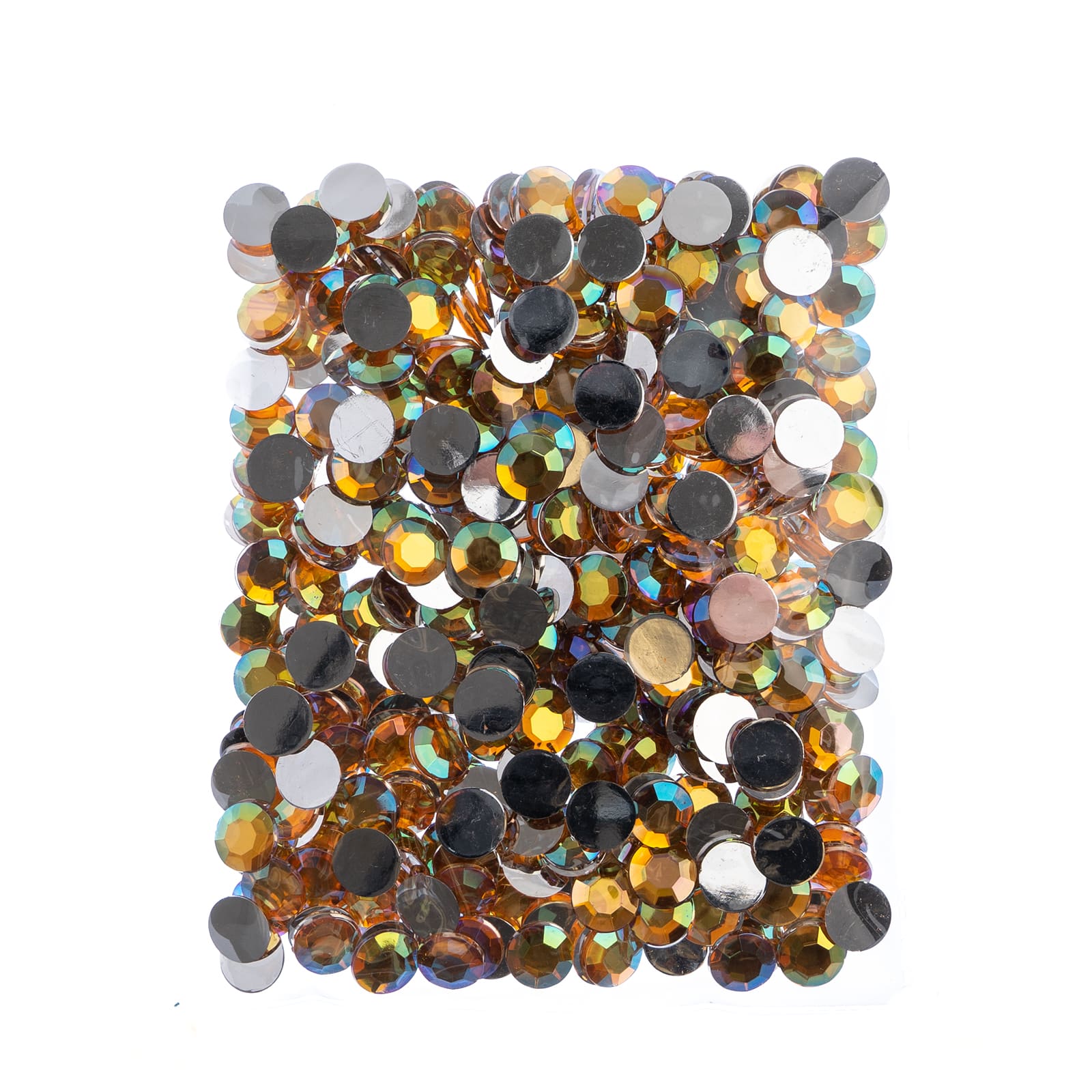 John Bead 12mm Acrylic Round Flat Back Rhinestones, 400ct.