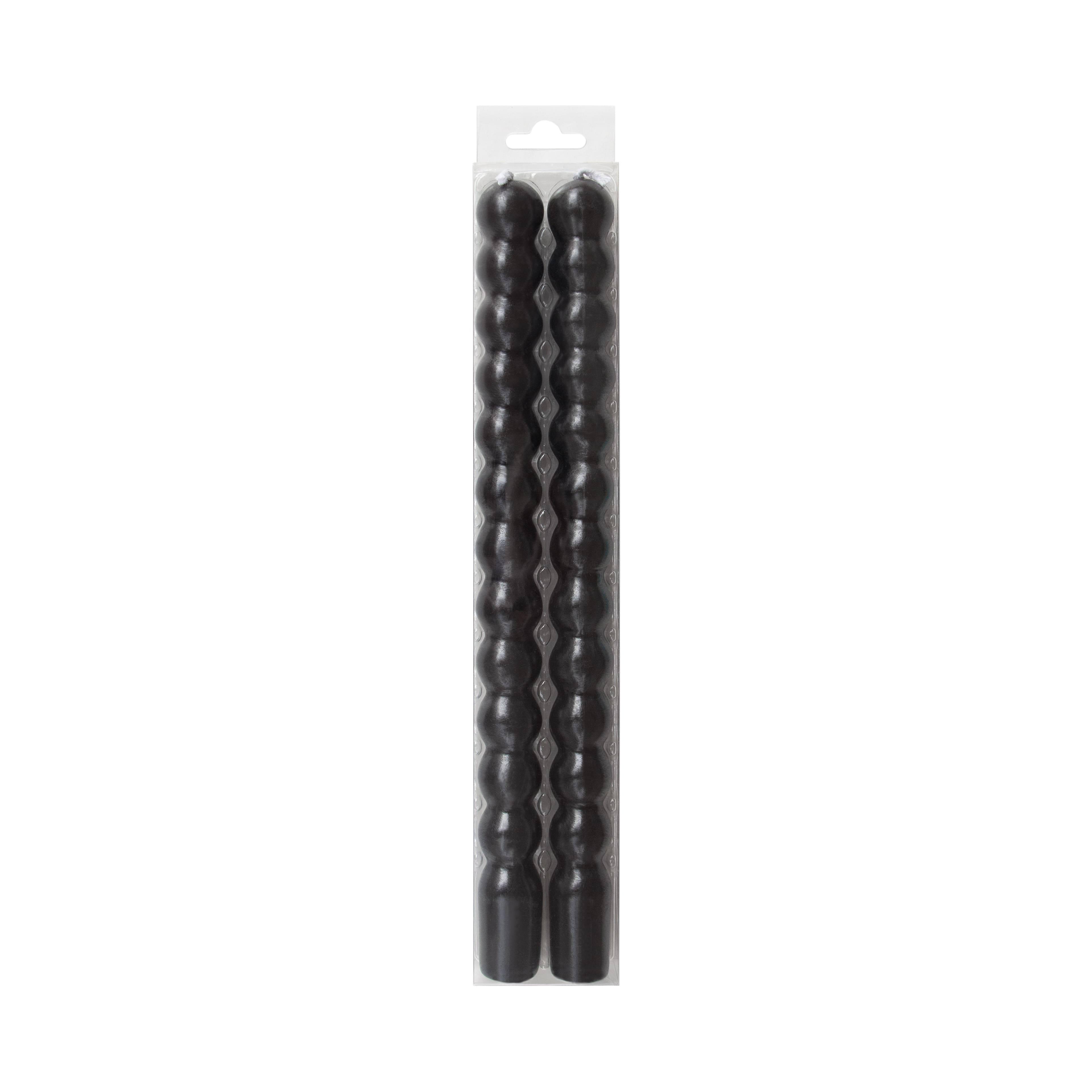 10" Unscented Bubble Taper Candles
