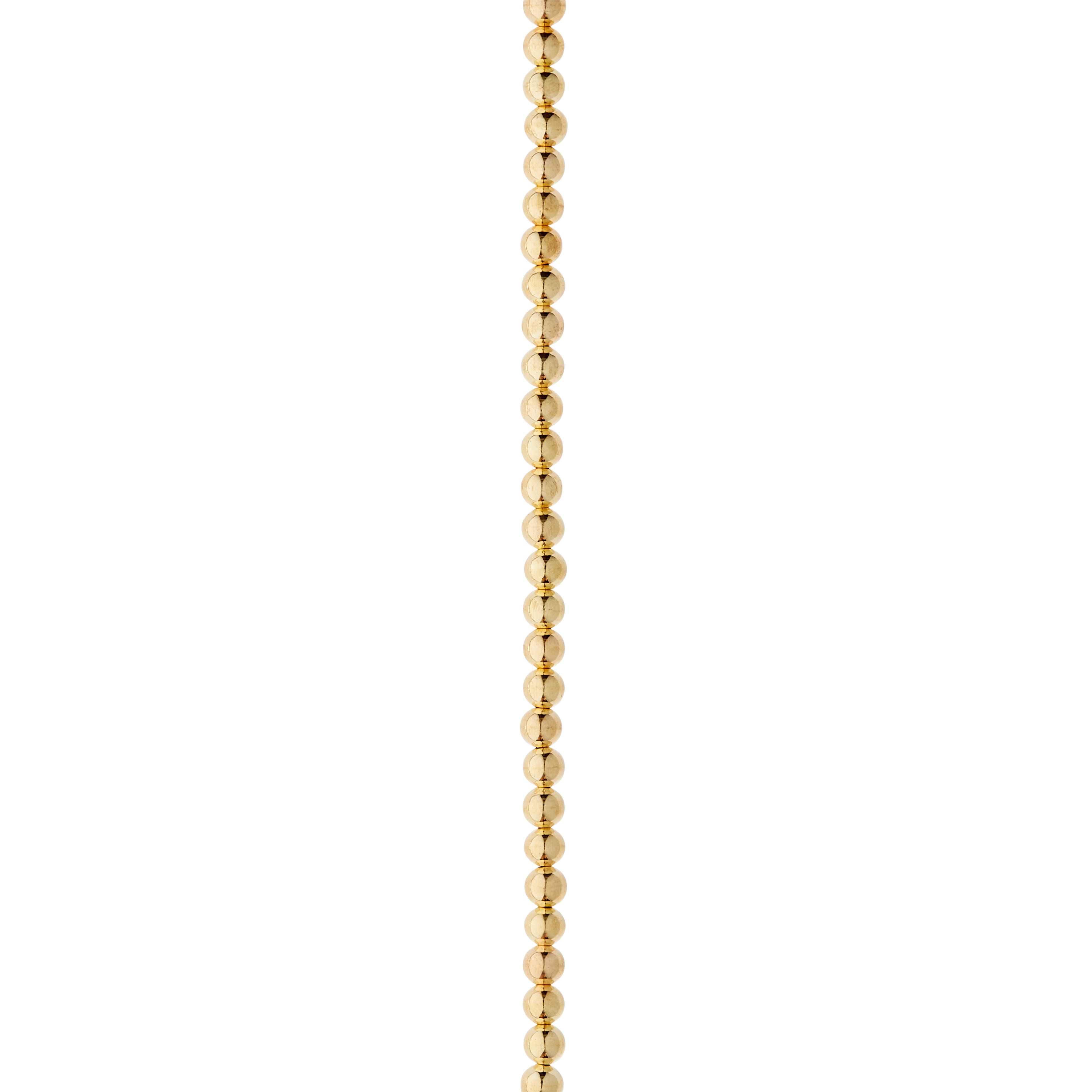 Gold Metal Round Beads, 6mm by Bead Landing™