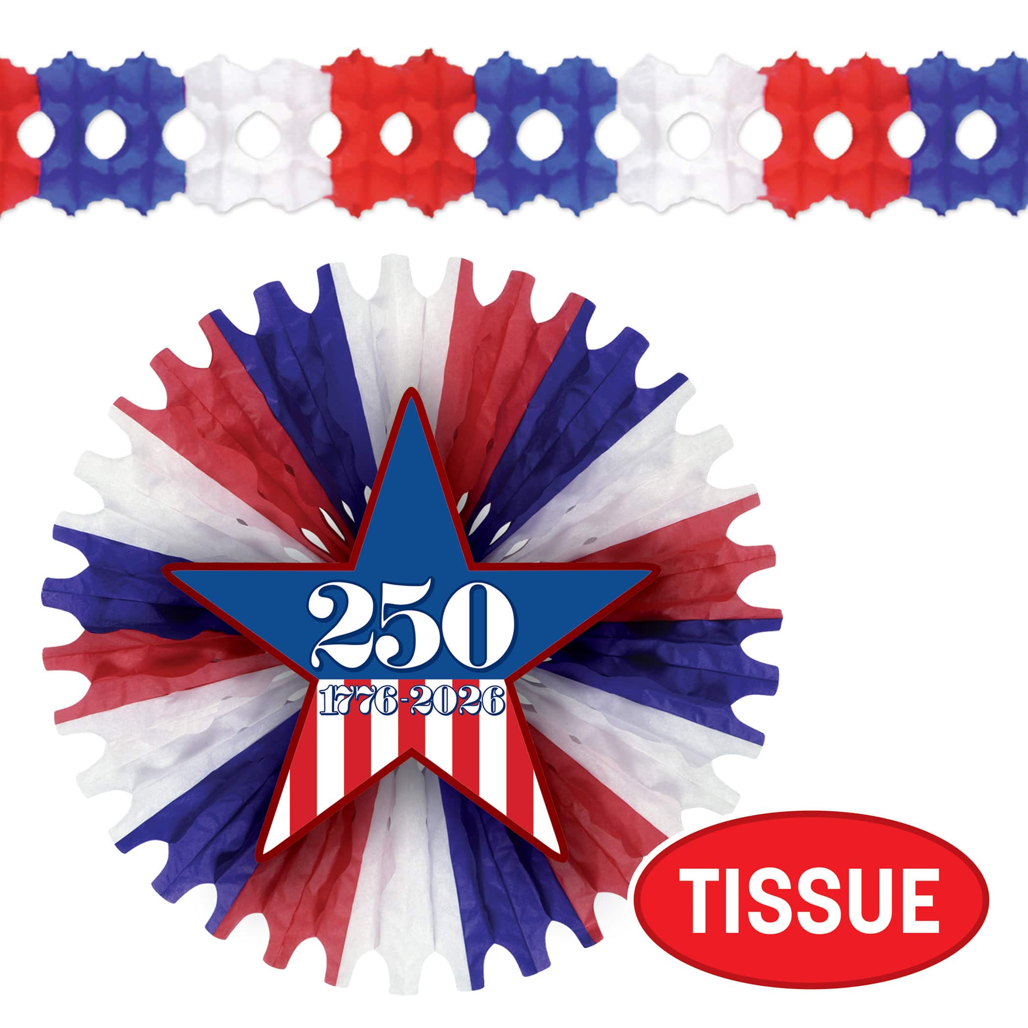 Beistle Semiquincentennial Decorating Kit