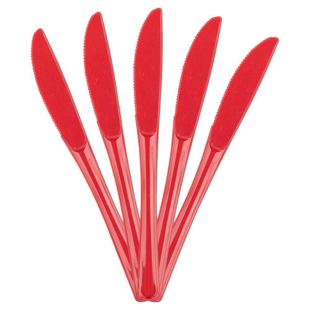 JAM Paper Premium Utensils Plastic Knives Party Pack, 48ct.
