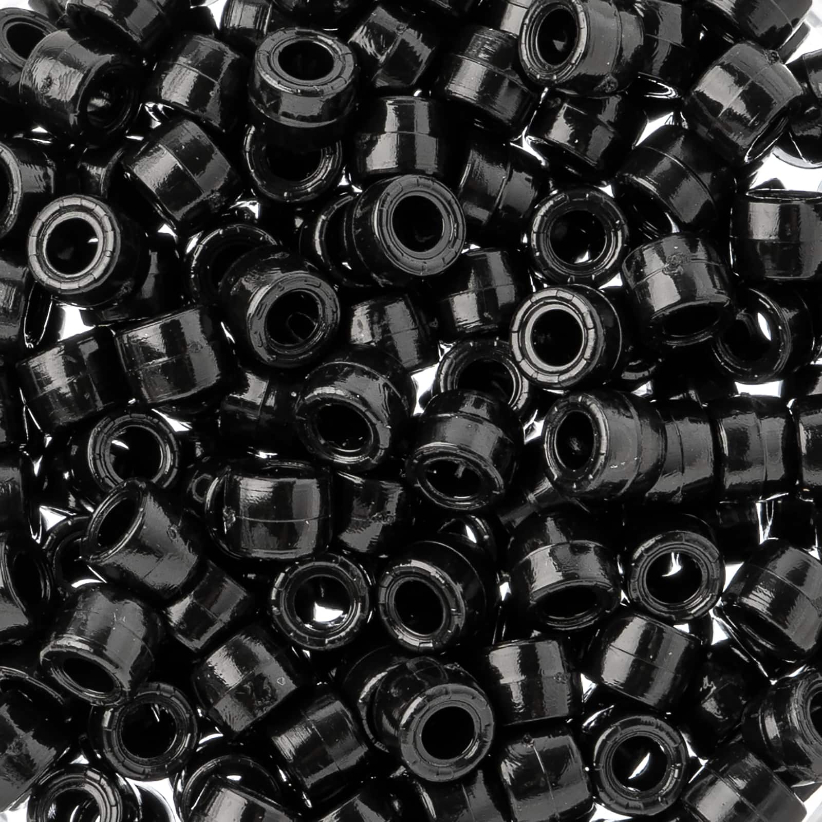 John Bead 6mm Opaque Plastic Mini Pony Beads, 1,000ct