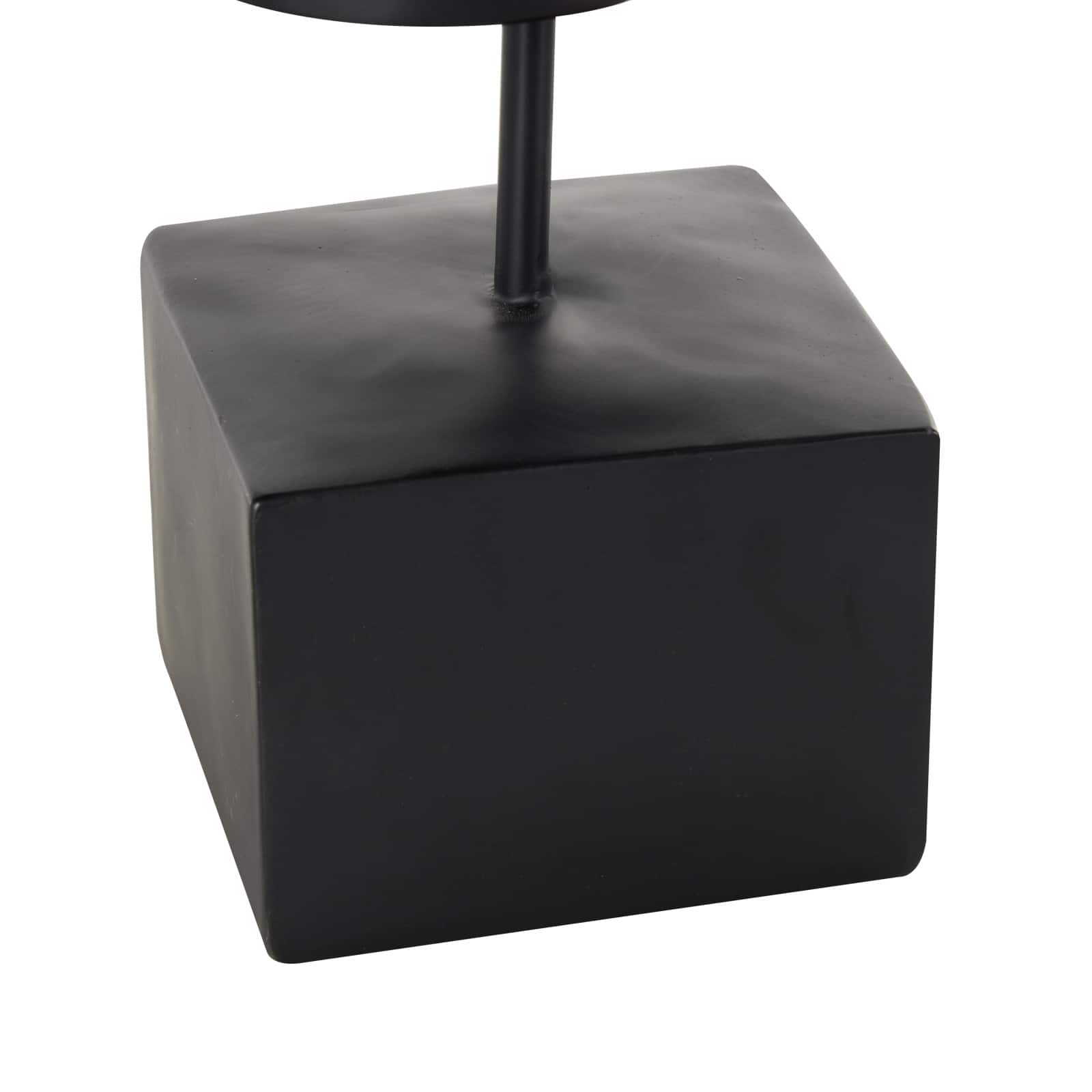 12.5" People Hugging Decorative Sculpture with Square Base