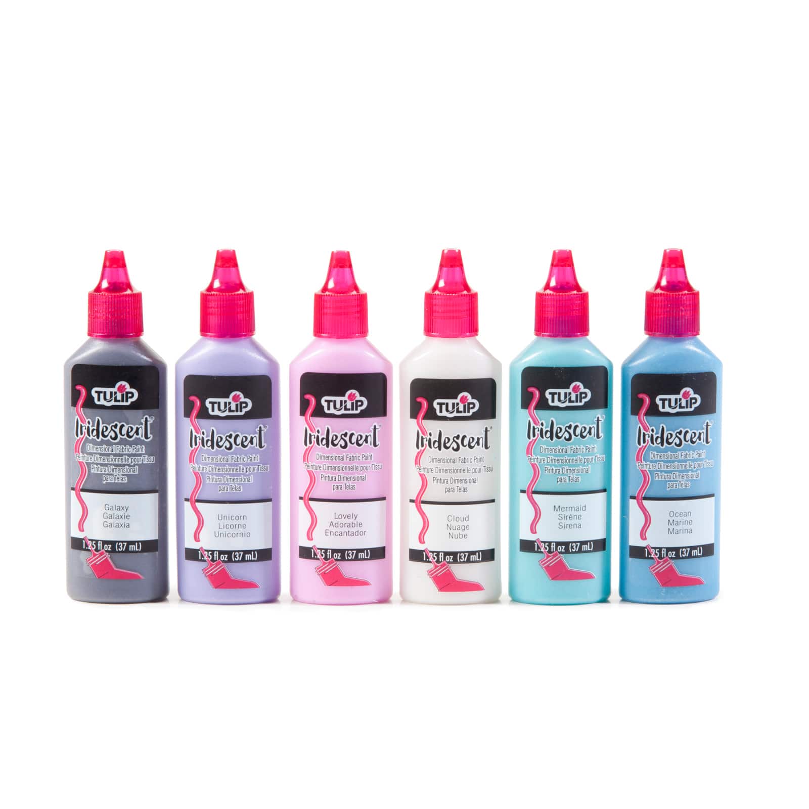 Tulip® Dimensional Fabric Paint, 6 Pack