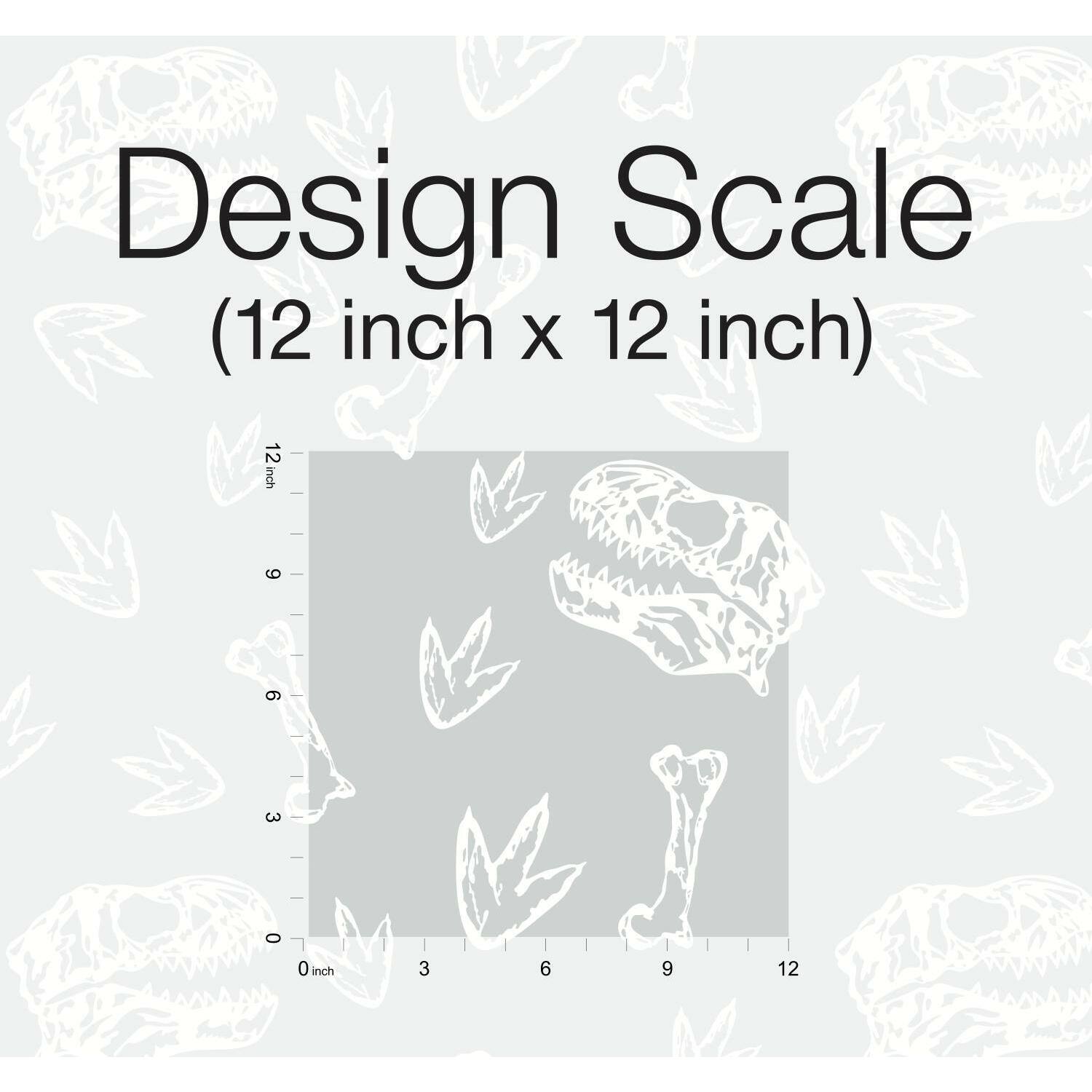 RoomMates Dinosaur Bones Peel & Stick Wallpaper