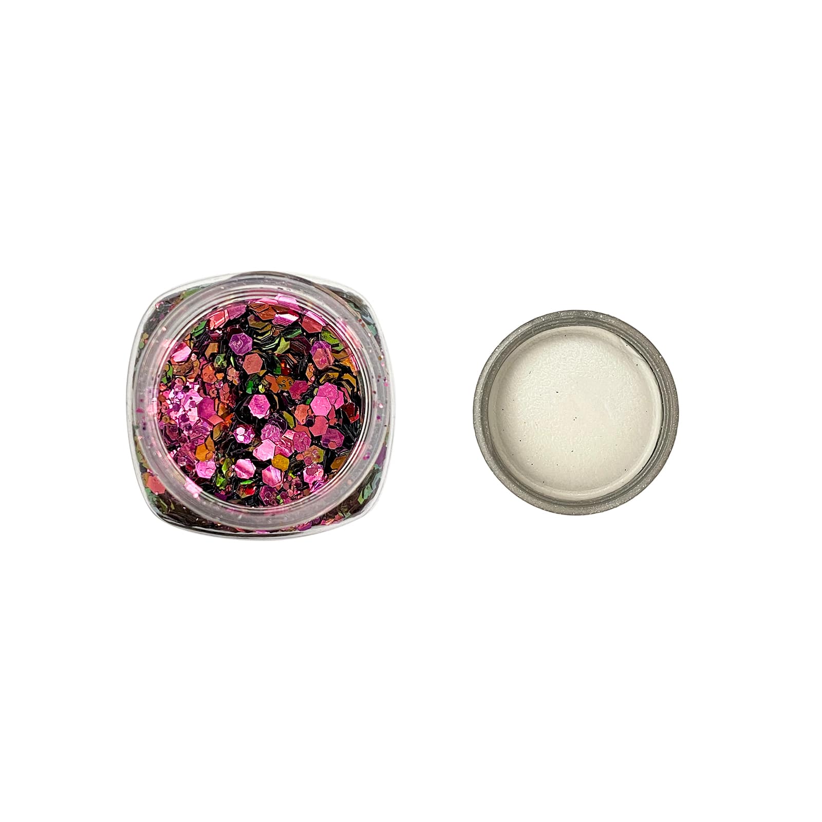 12 Pack: Color Shift Red & Fuchsia Polyester Glitter Mix by Recollections™