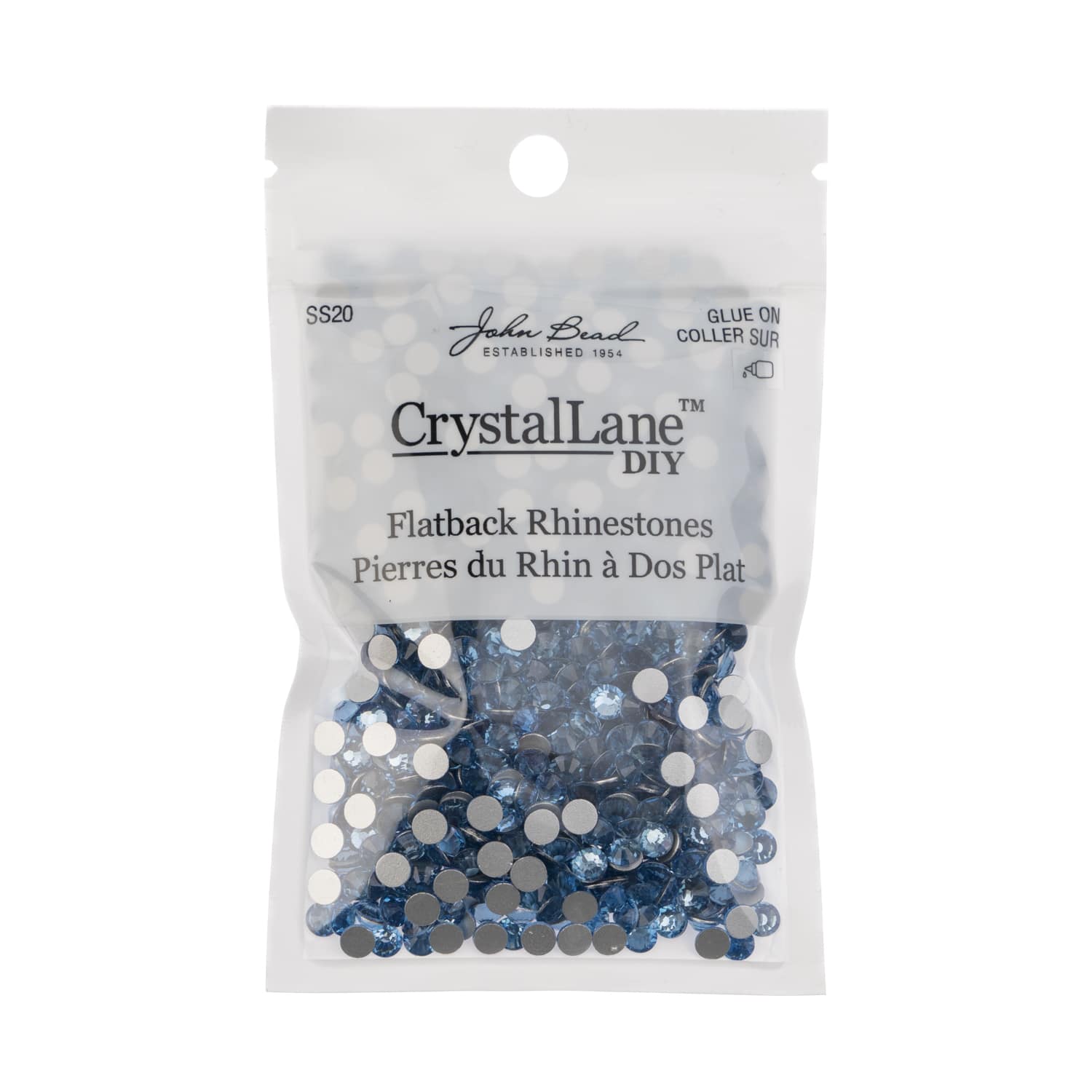 John Bead Crystal Lane SS20 Round Flatback Czech Crystals, 1,440ct.