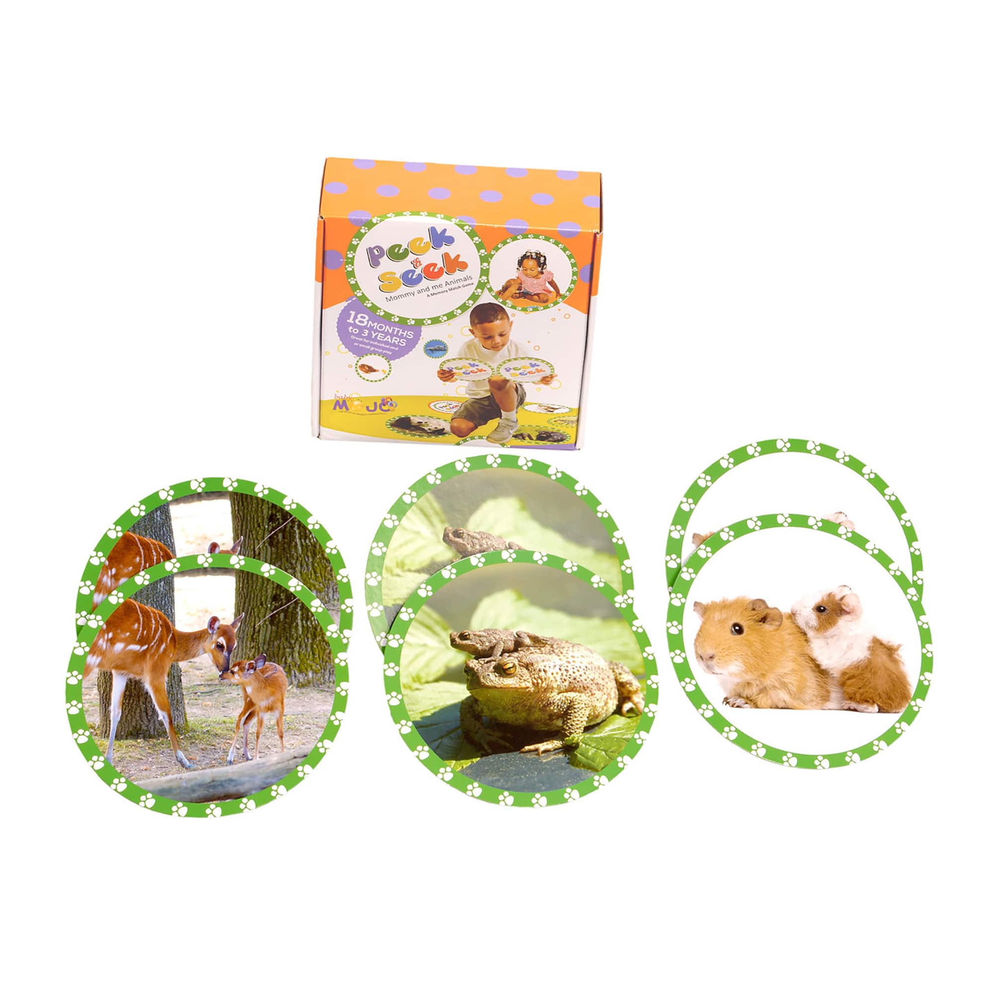 MOJO Seek & Peek Mommy & Me Memory Match